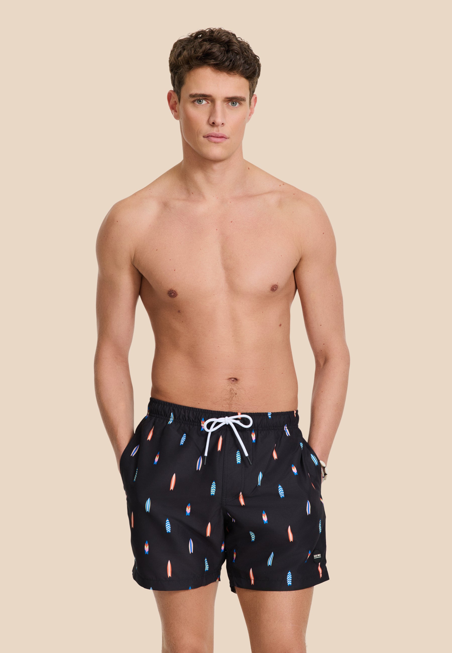 MAC swim shorts surfboards | black