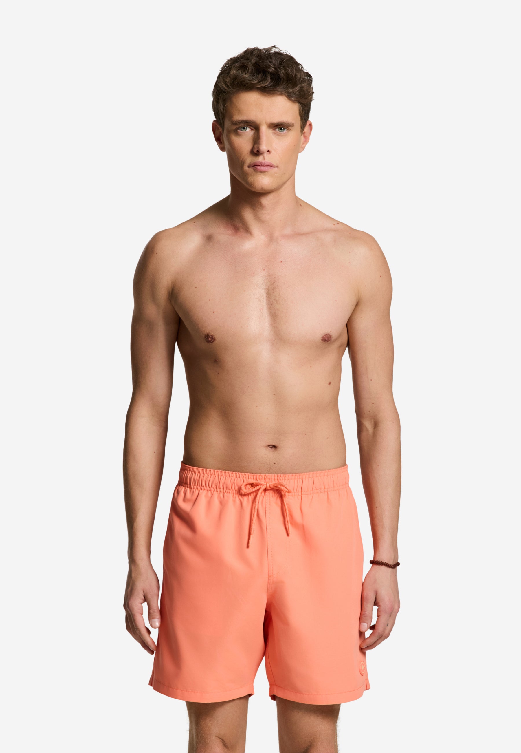 MIKE zwembroek effen | orange coral
