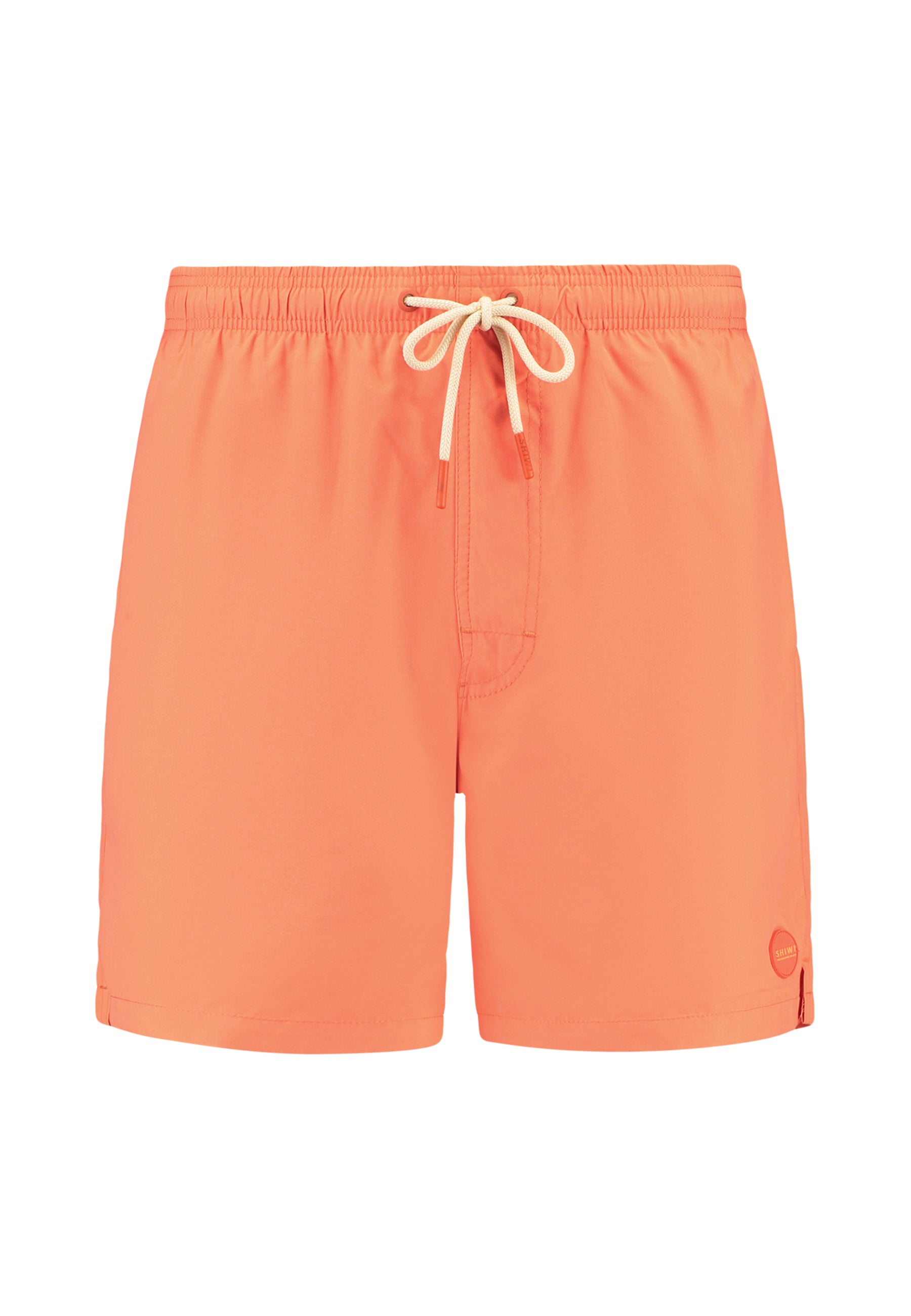 MIKE swim shorts solid | orange coral