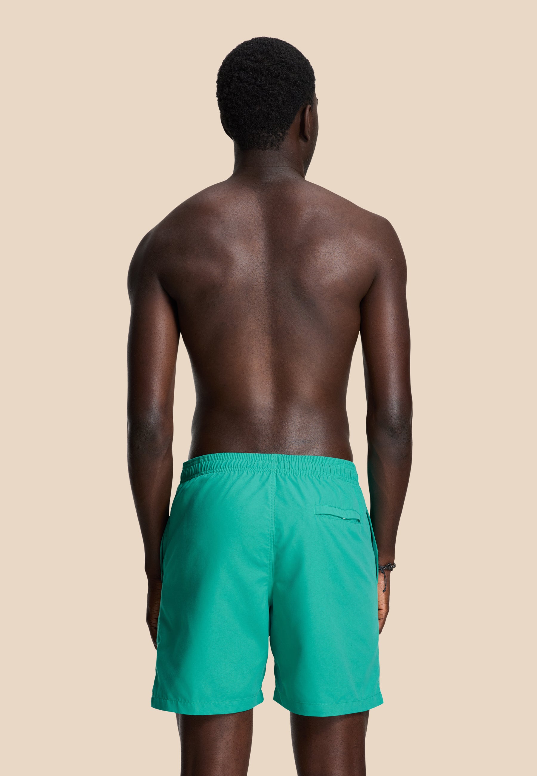 MIKE zwembroek effen | blue lagoon