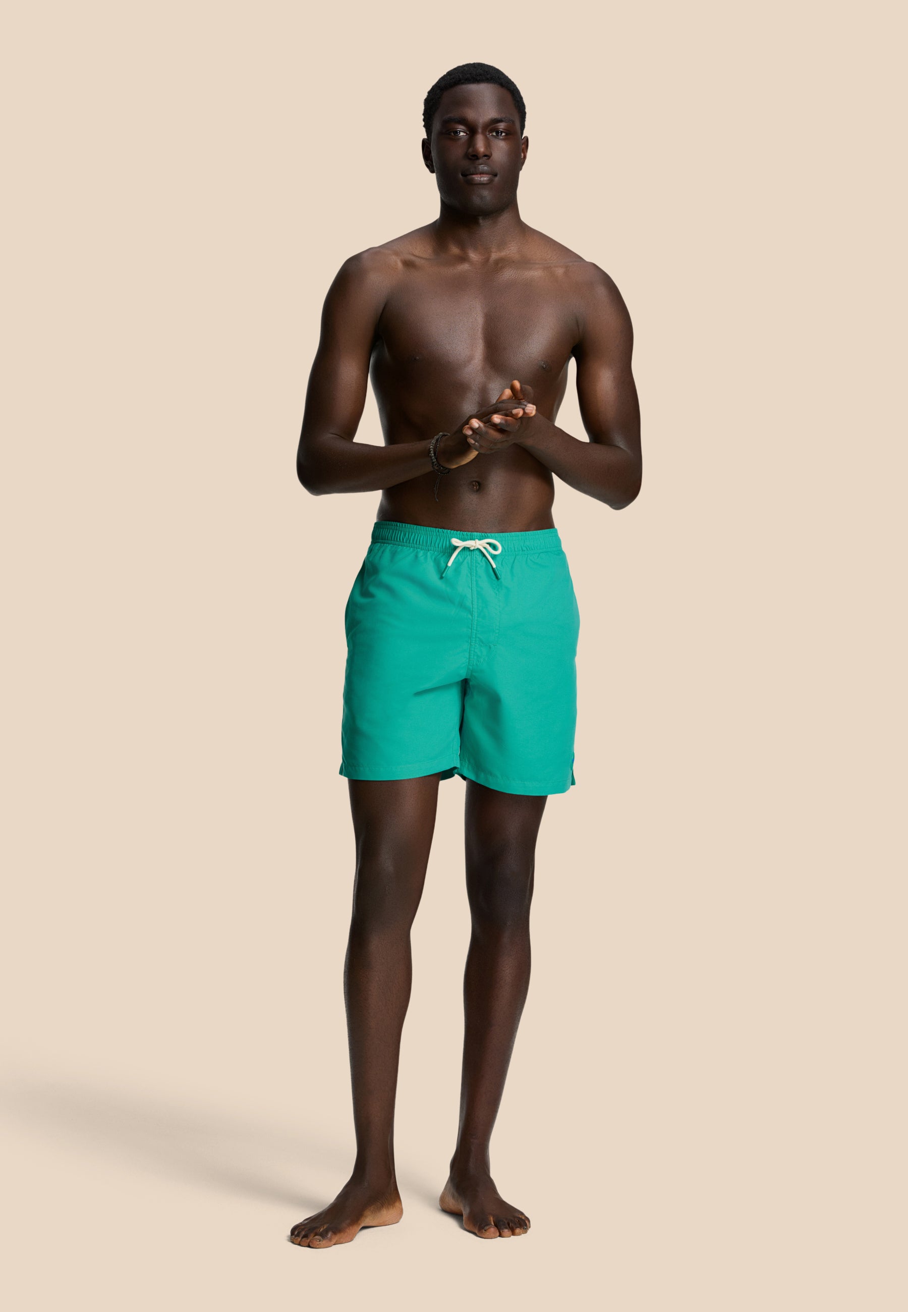 MIKE zwembroek effen | blue lagoon