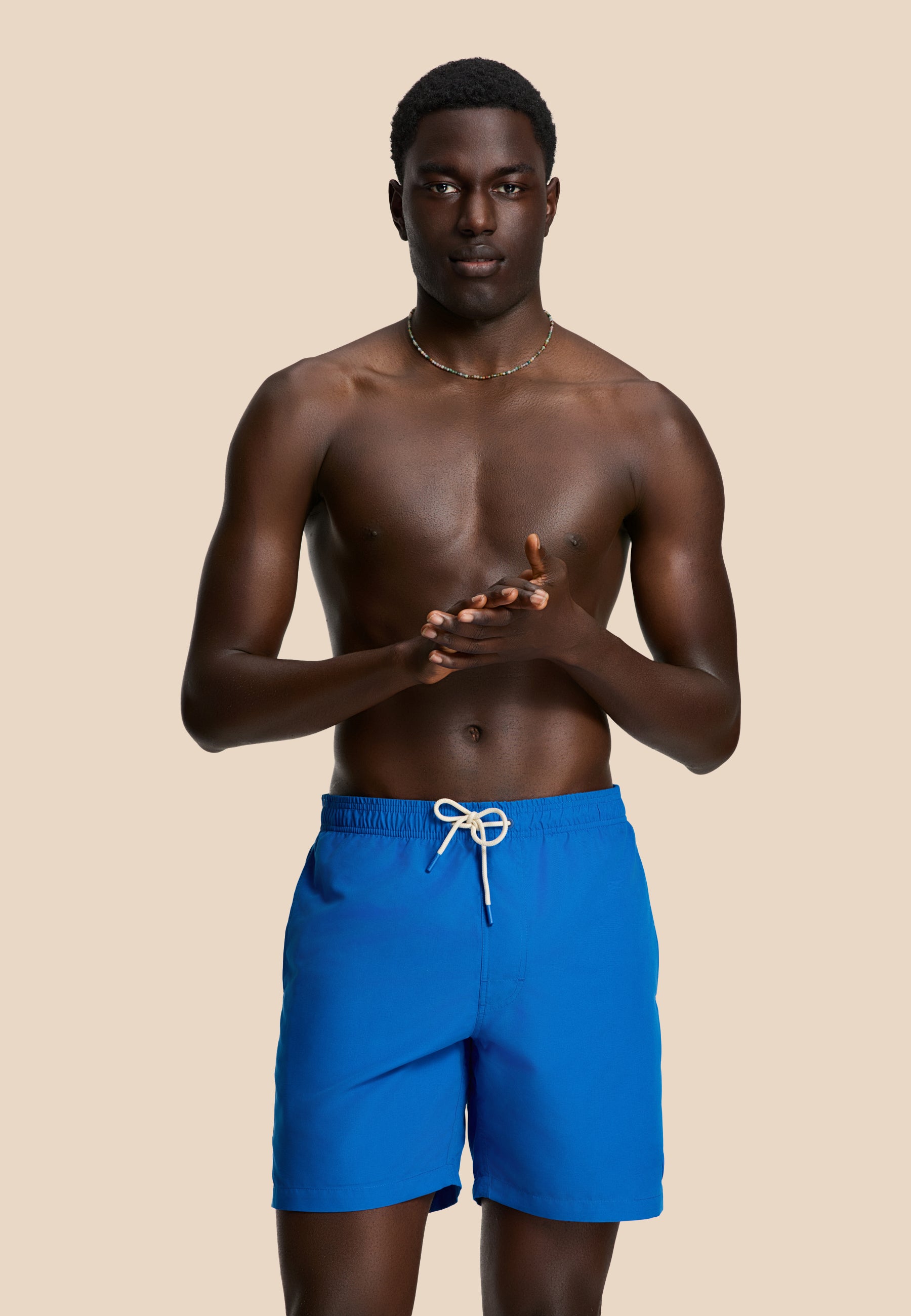 MIKE swim shorts solid | blue kobalt