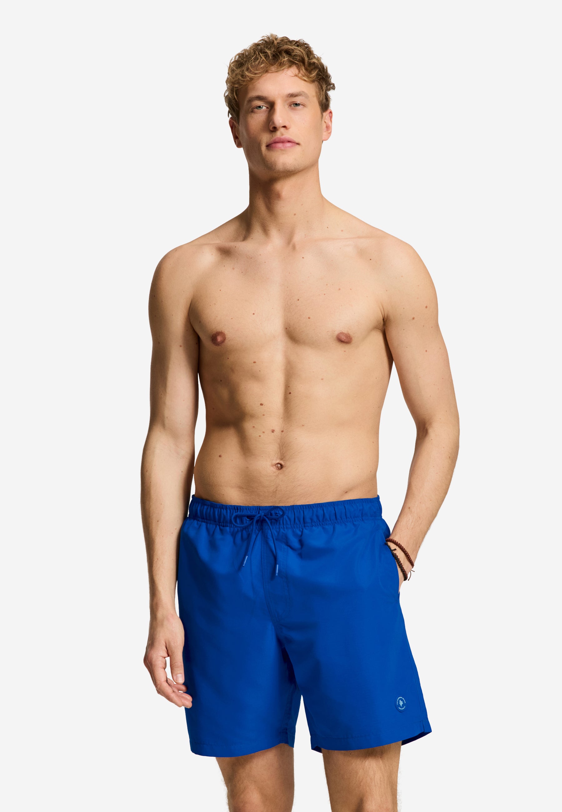 MIKE swim shorts solid | blue deep ocean