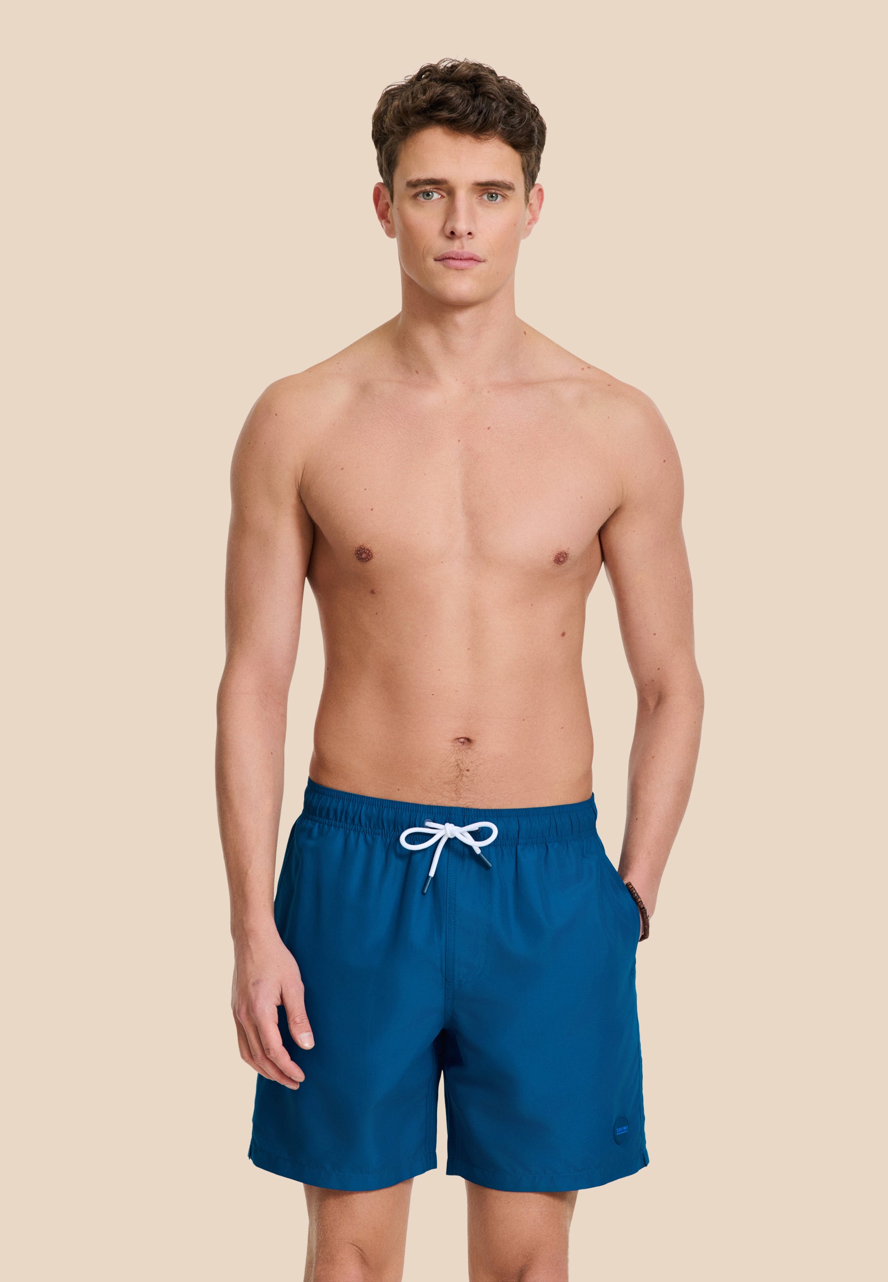 MIKE swim shorts solid | blue ocean - Shiwi