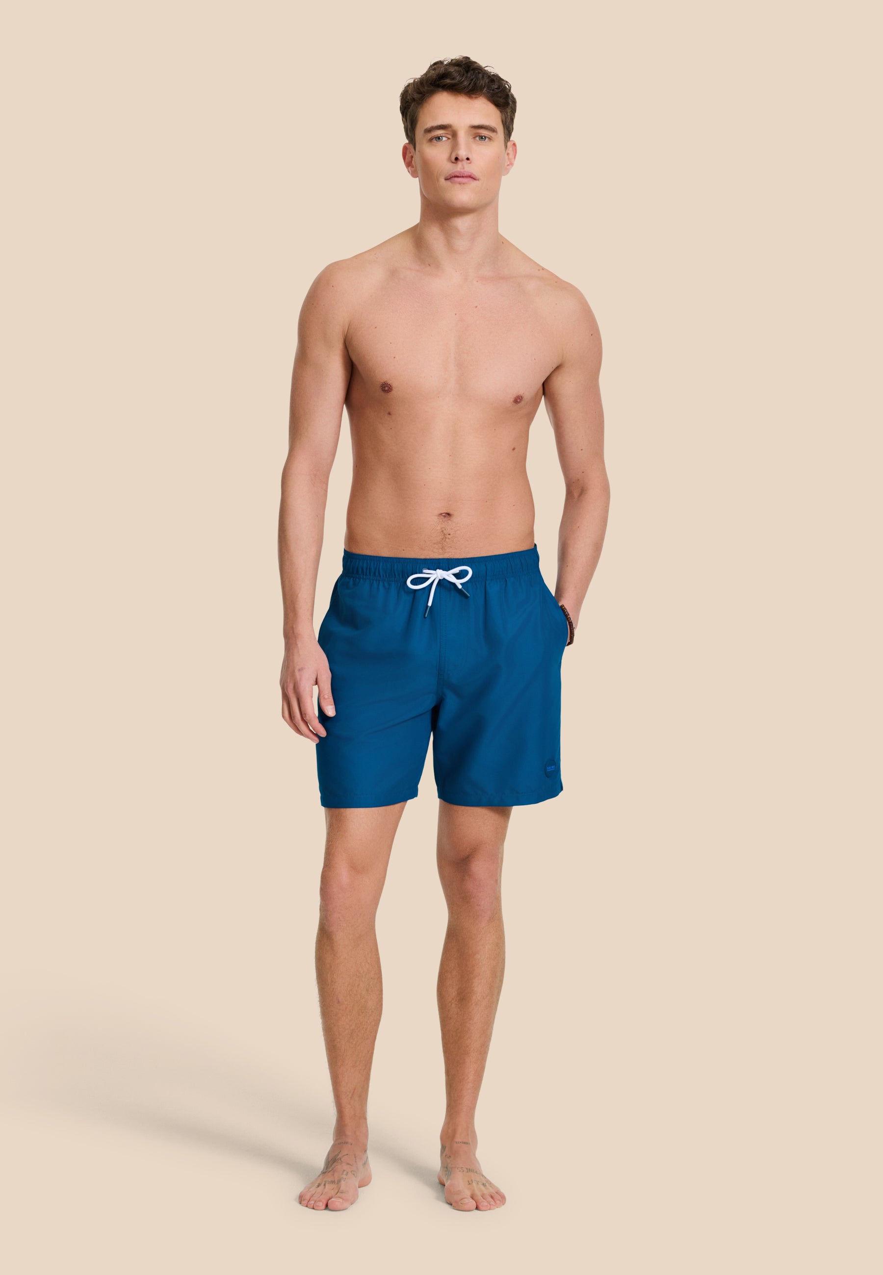 MIKE swim shorts solid | blue ocean - Shiwi