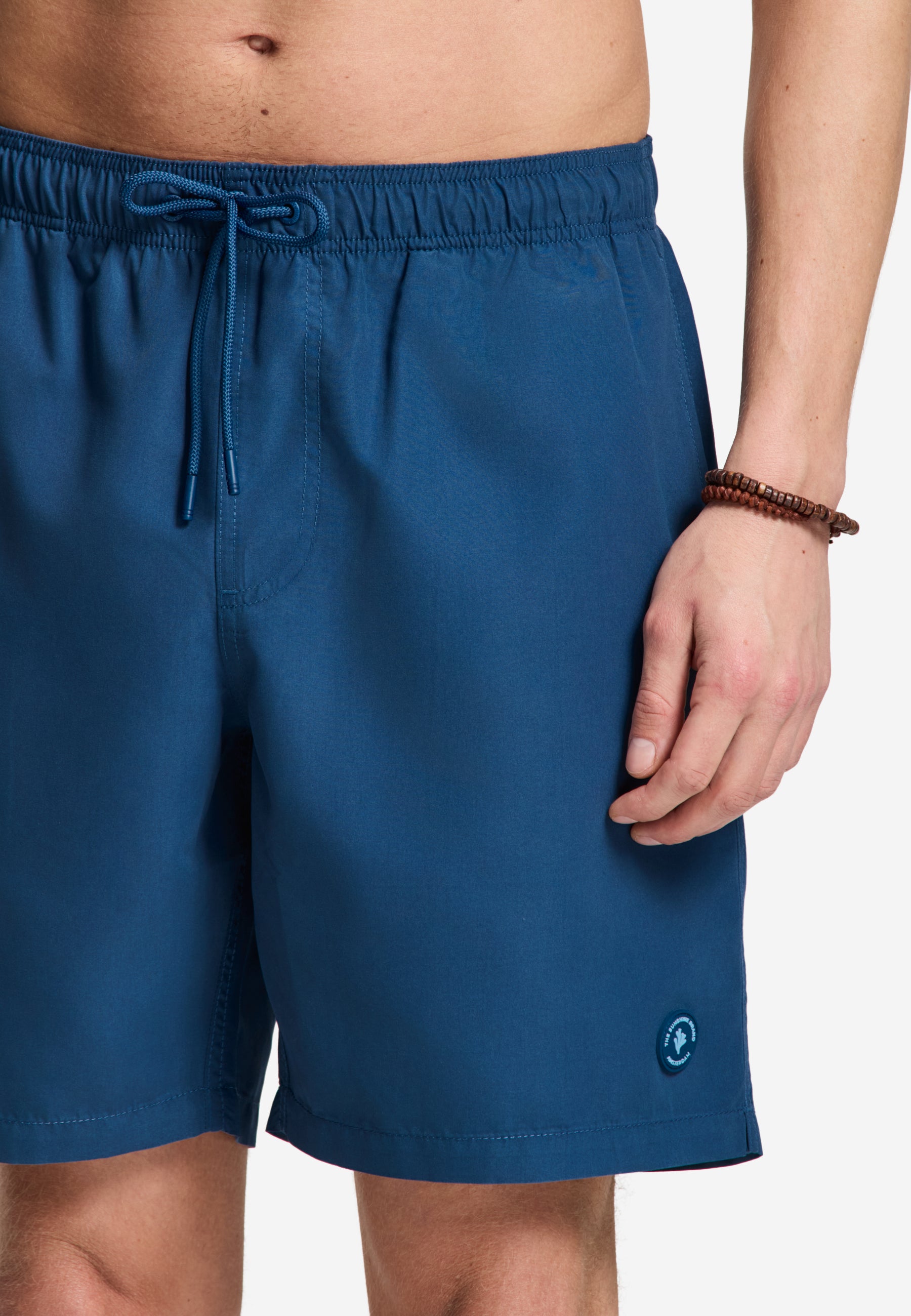 MIKE swim shorts solid | blue slate