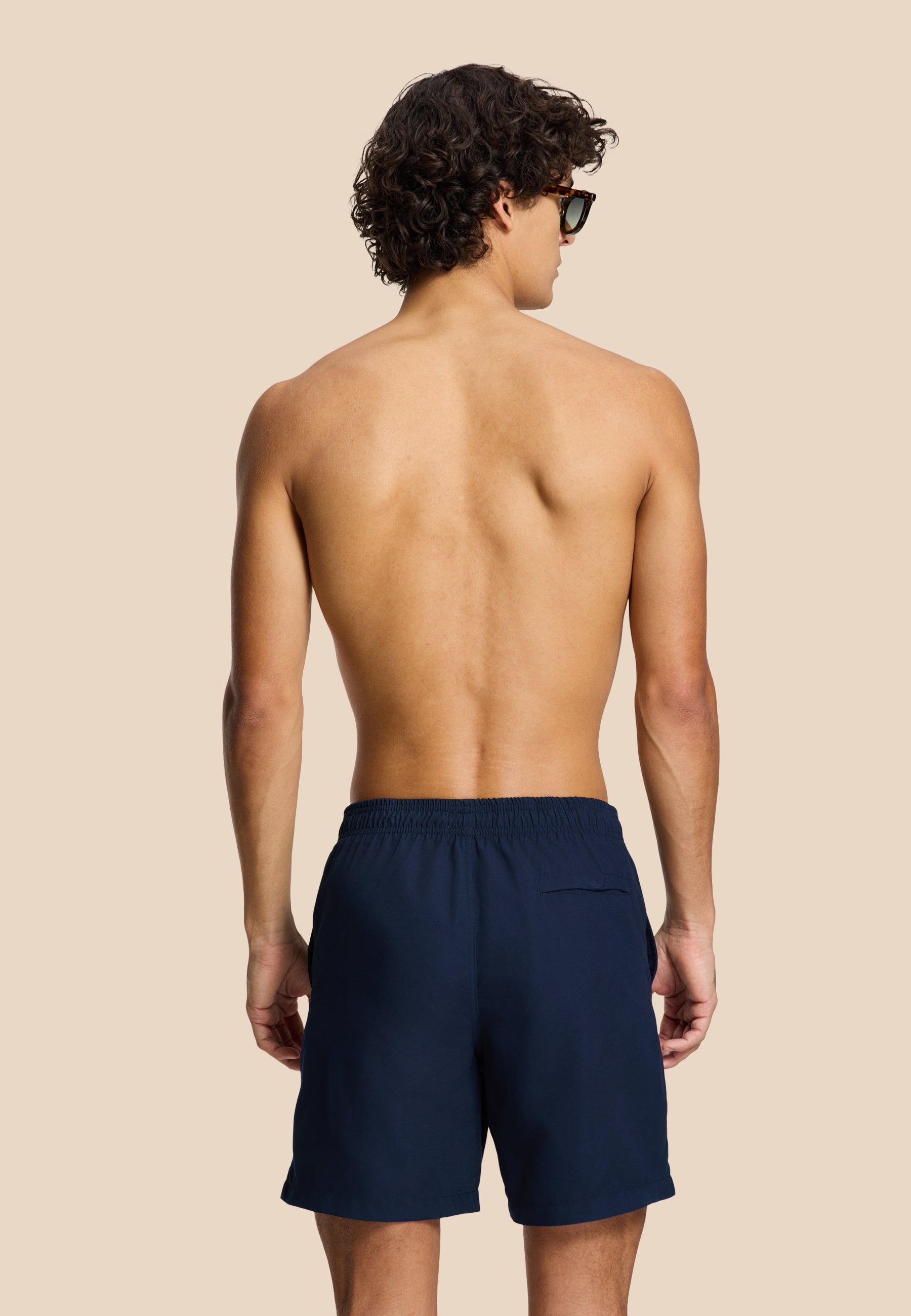 MIKE swim shorts solid | dark navy