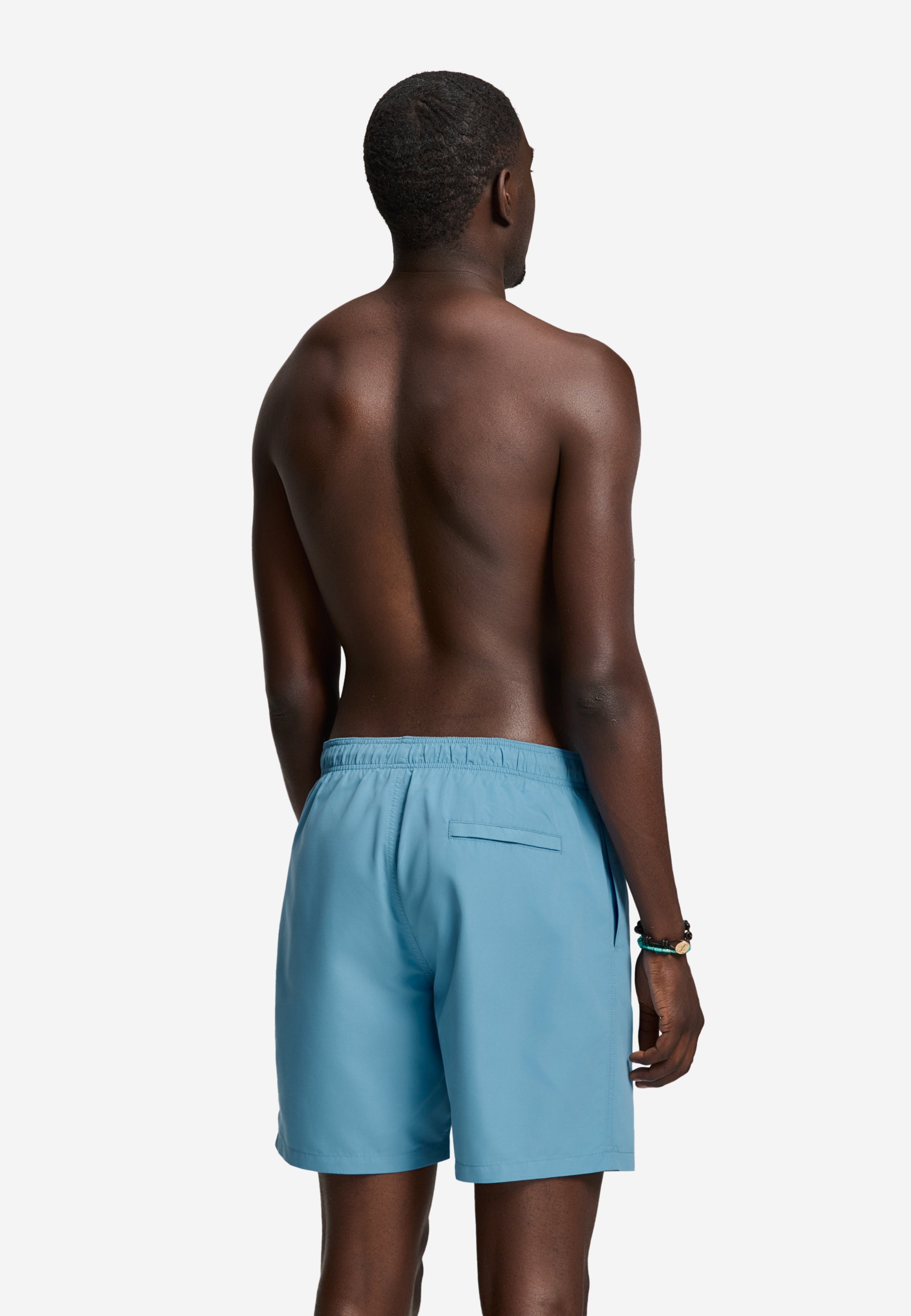 MIKE swim shorts solid | canadian blue