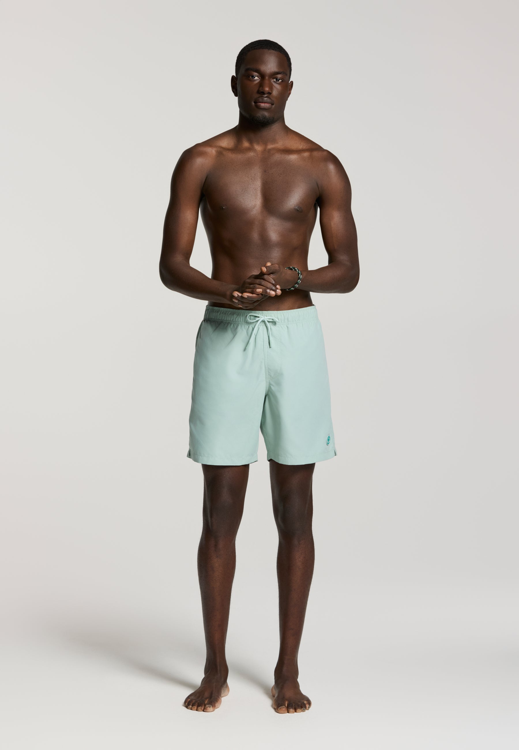 MIKE swim shorts solid | green seafoam - Shiwi
