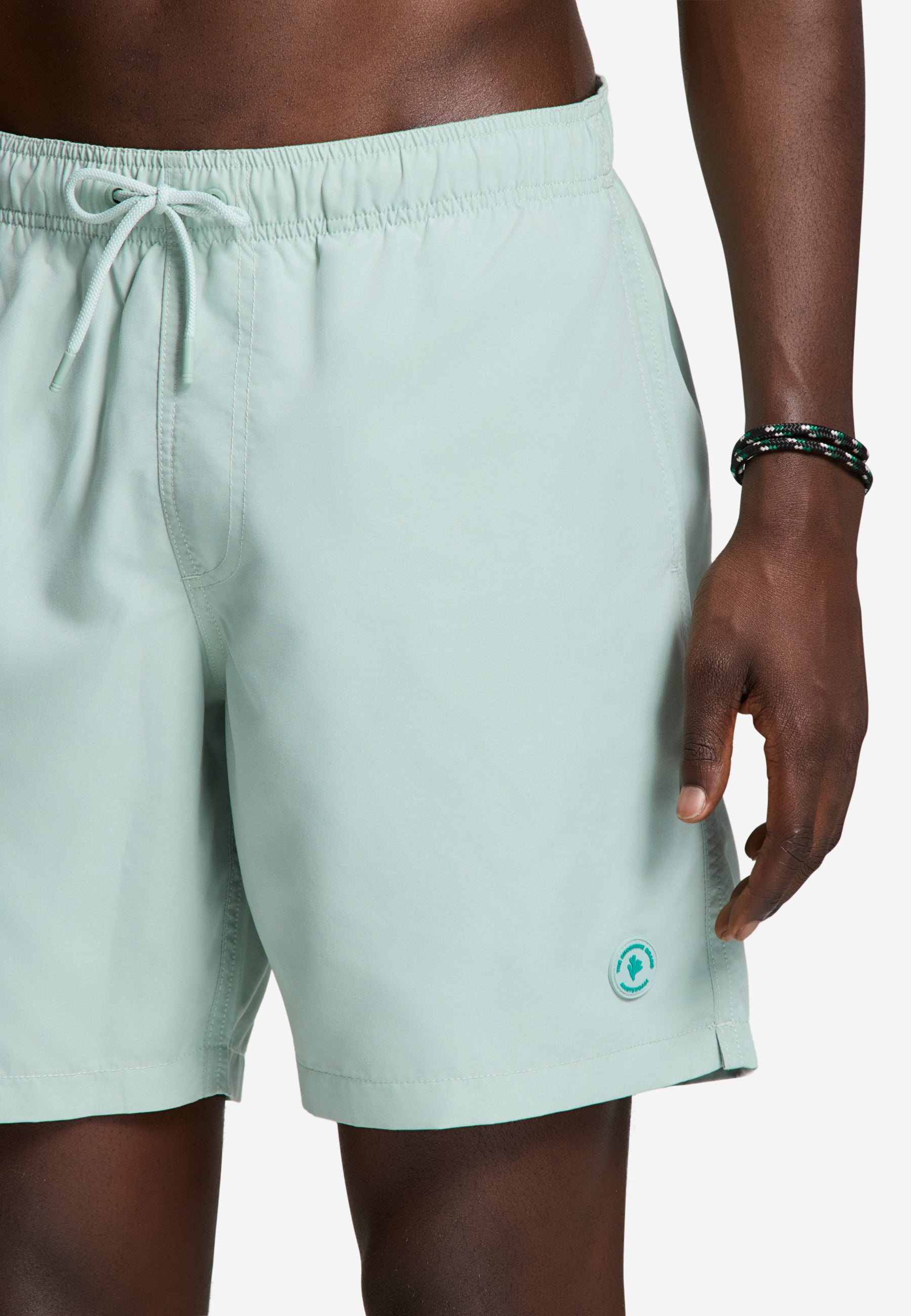 MIKE swim shorts solid | green seafoam