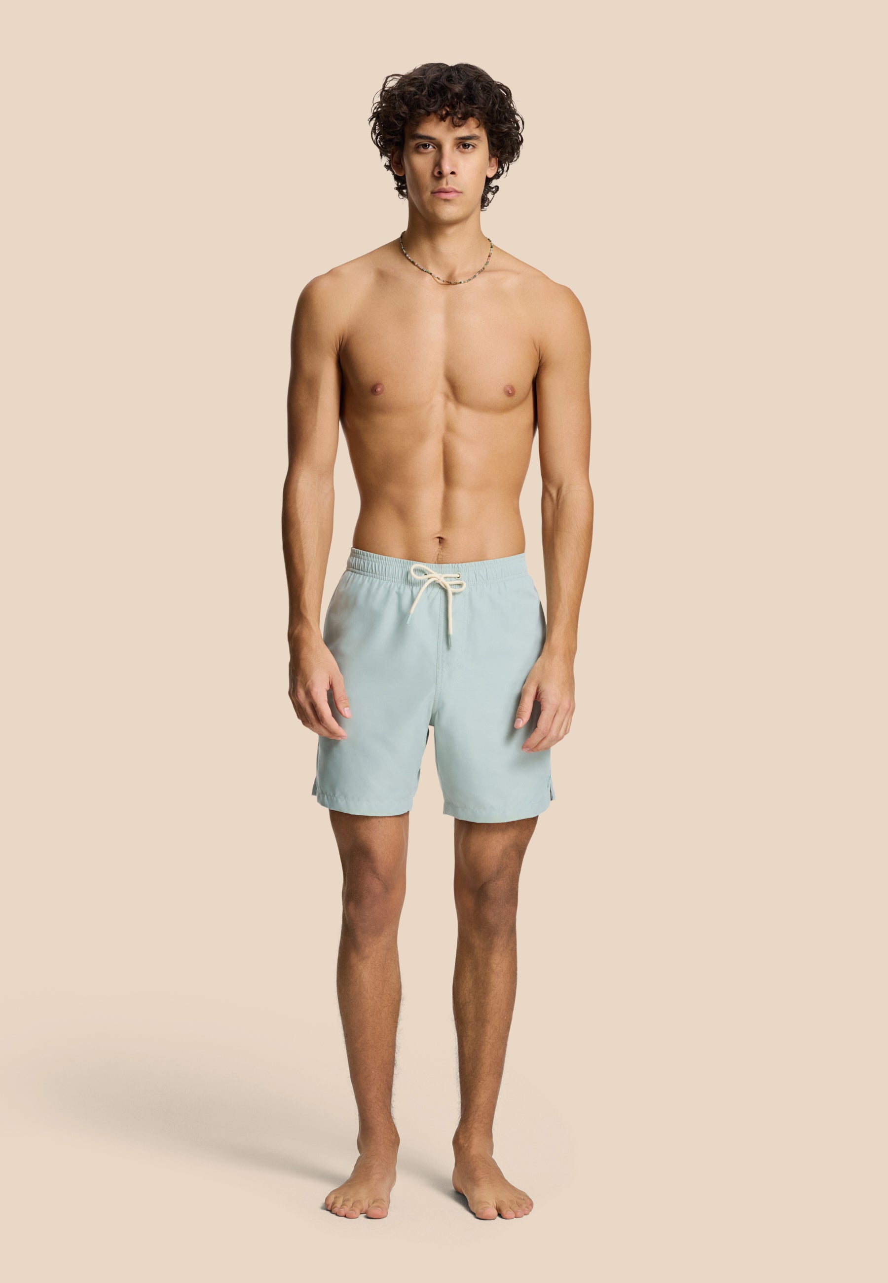 MIKE swim shorts solid | green seafoam