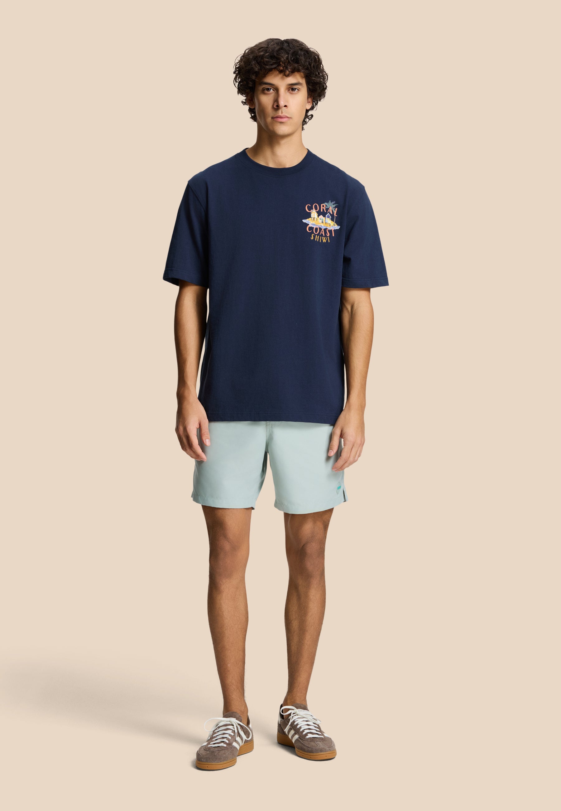 MIKE swim shorts solid | green seafoam - Shiwi