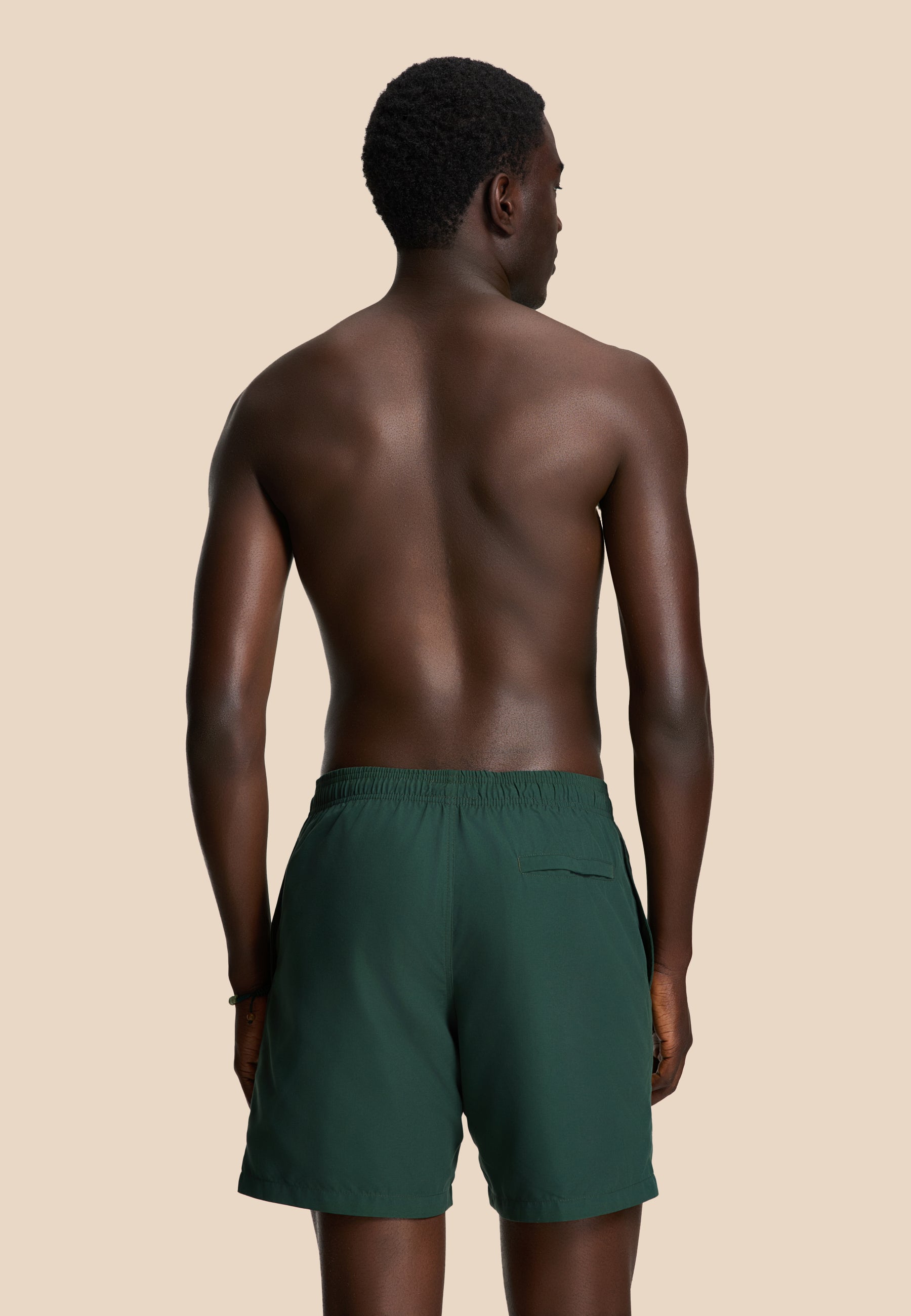 MIKE zwembroek effen | green leaf