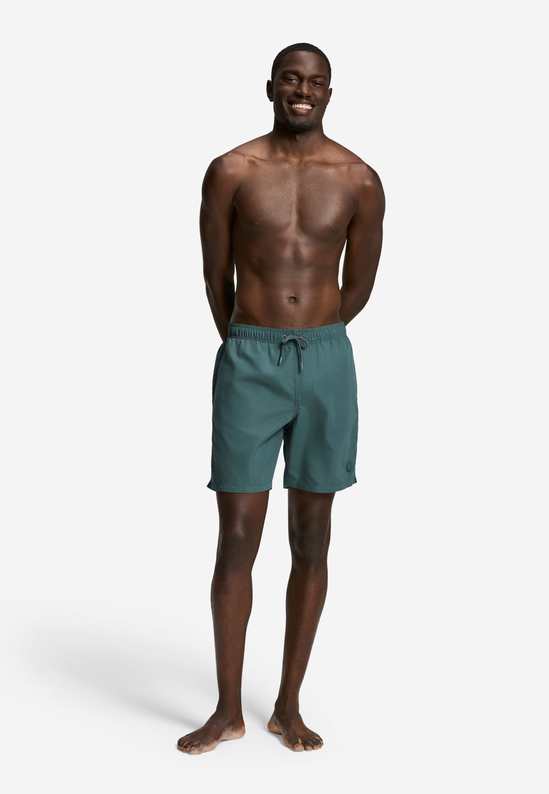 MIKE zwembroek effen | green smokey