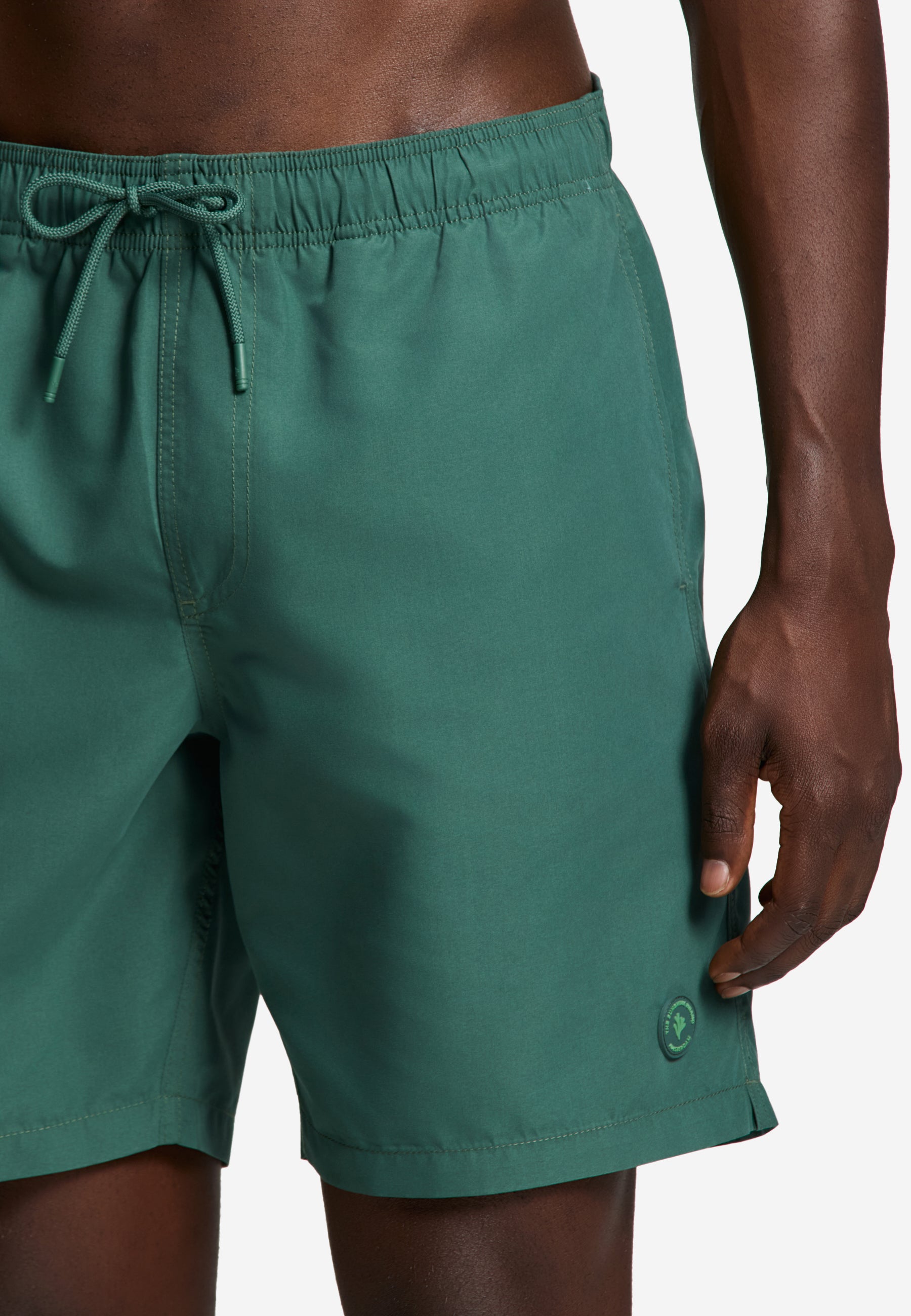 MIKE swim shorts solid | cilantro green