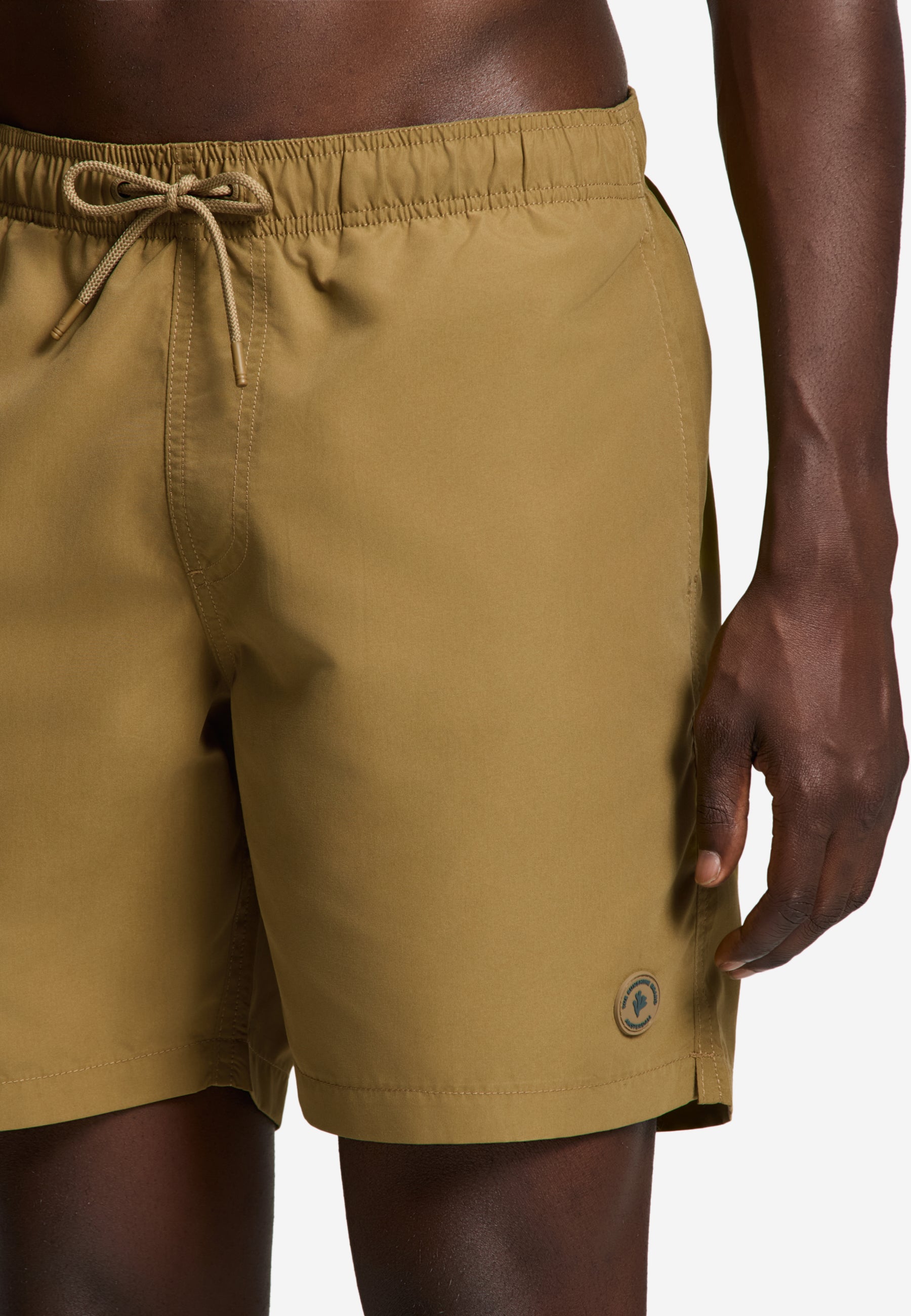 MIKE swim shorts solid | brown hazelnut