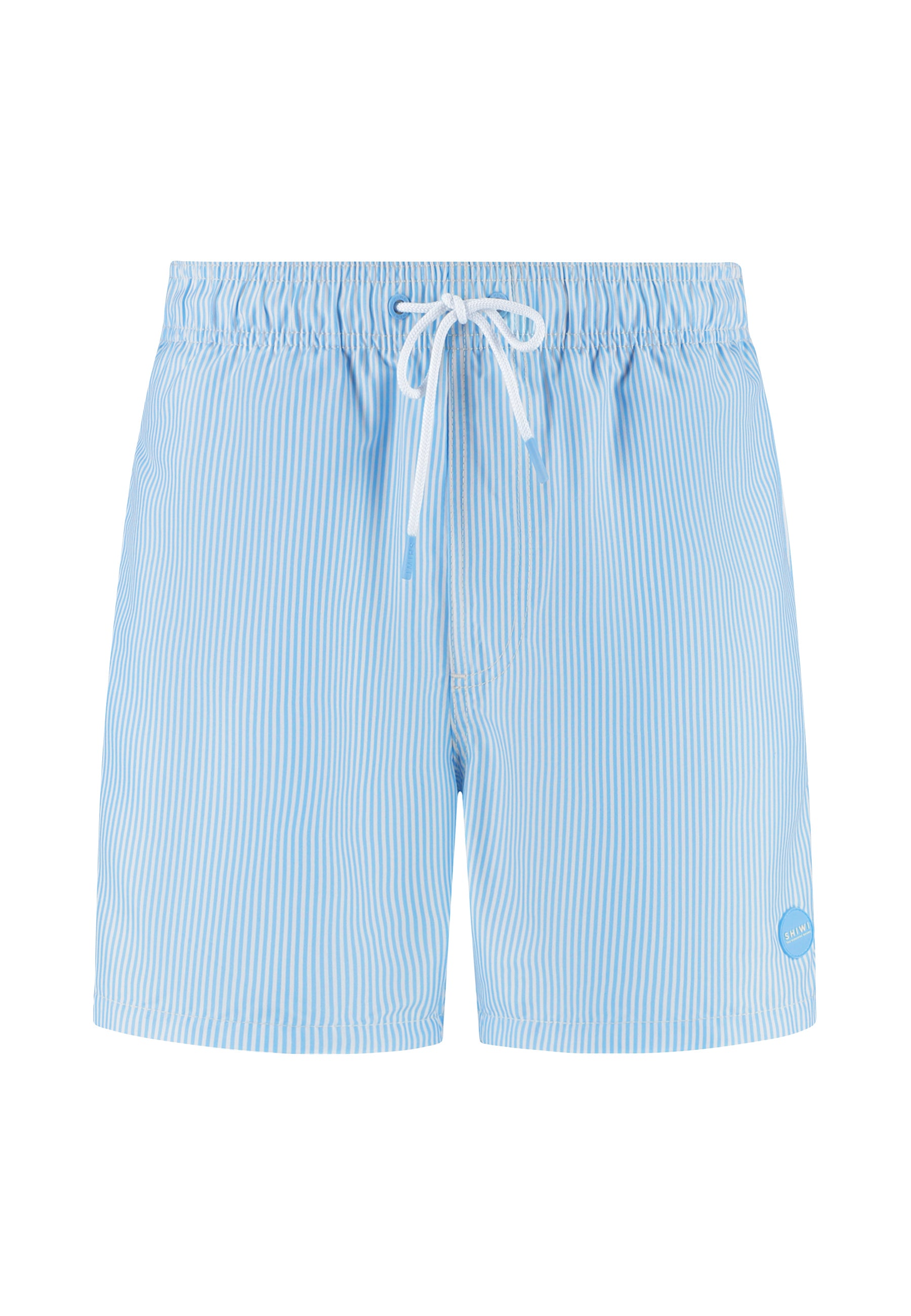 MIKE swim shorts fine stripe | blue sky
