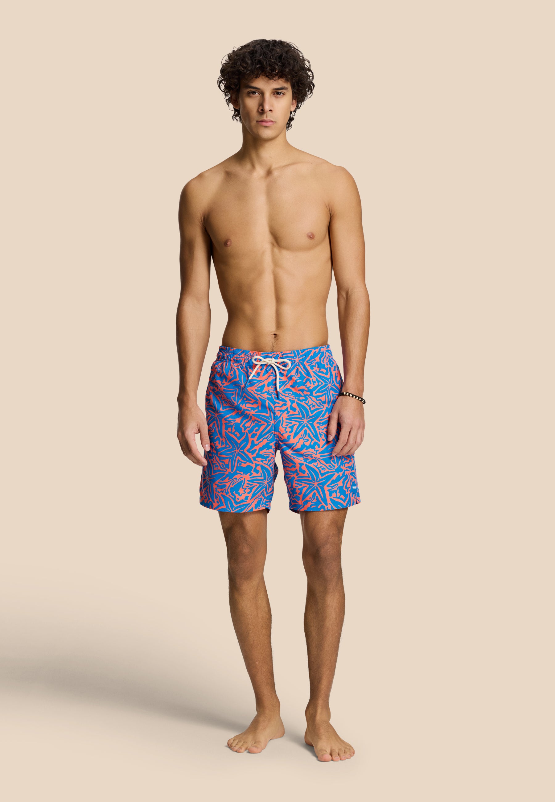 MIKE swim shorts starfish | blue azure