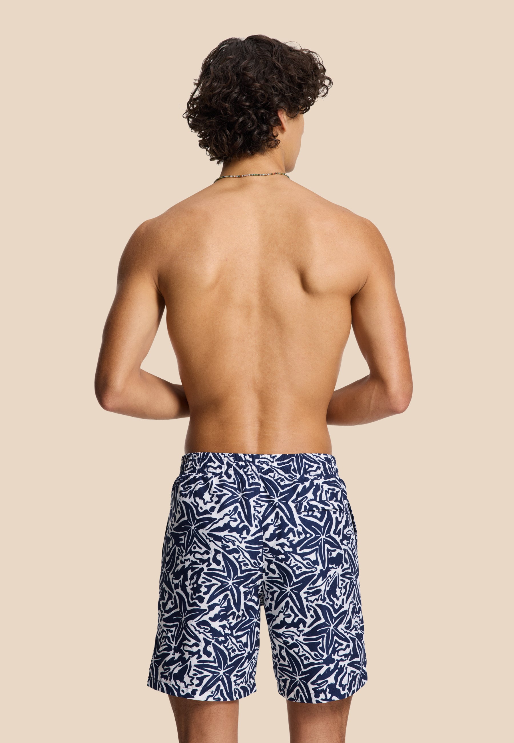 MIKE swim shorts starfish | blue navy