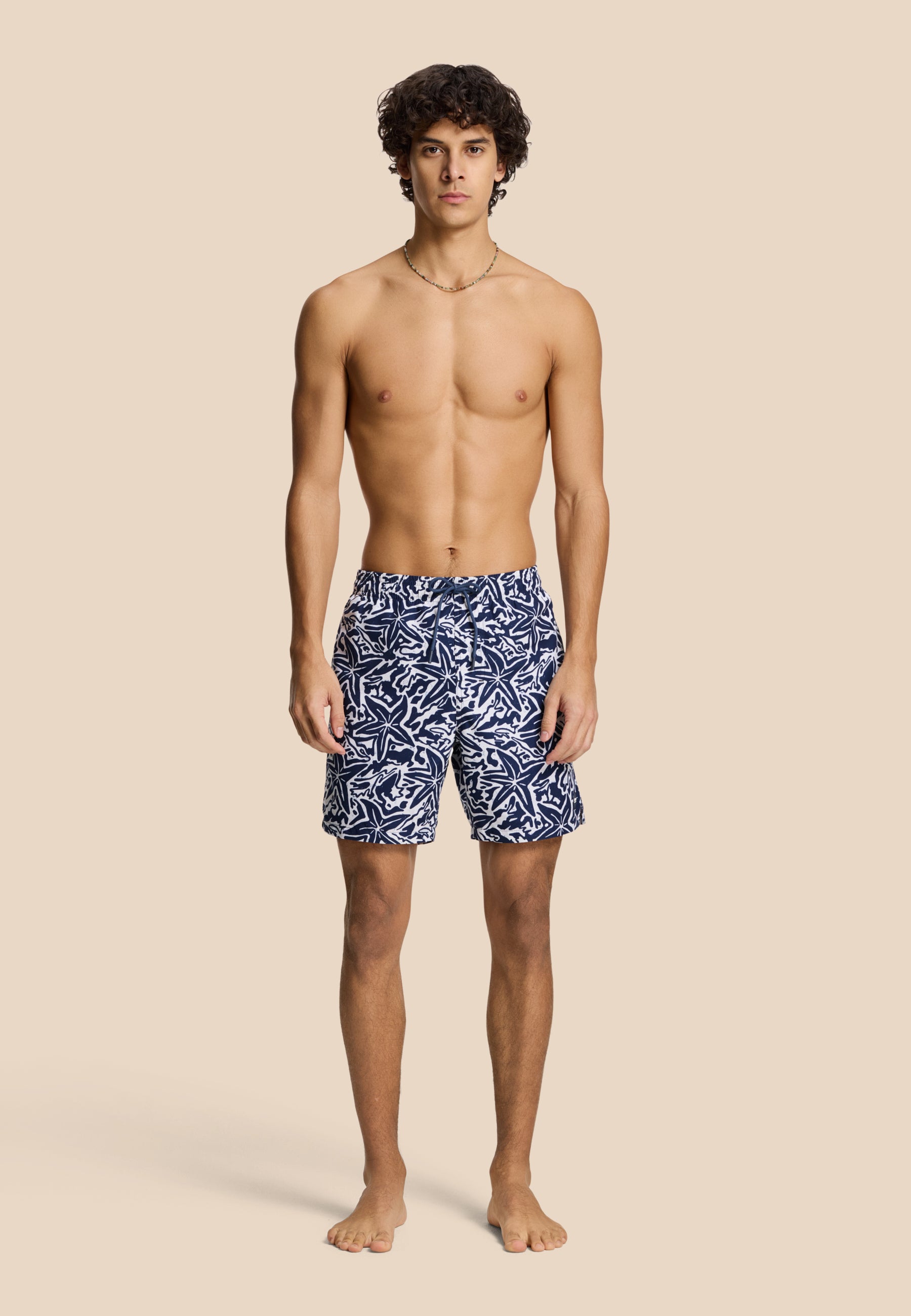 MIKE swim shorts starfish | blue navy