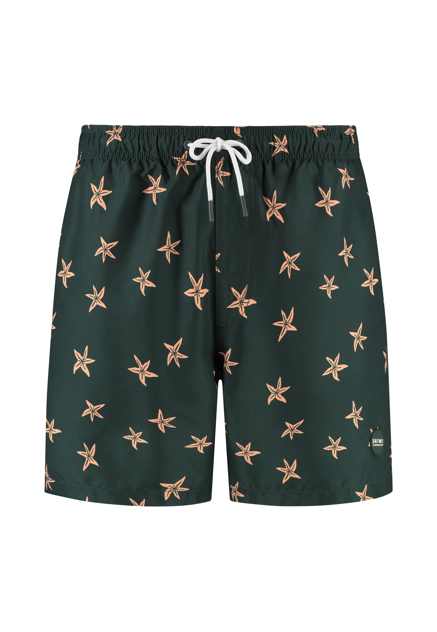 MIKE swim shorts starfishes | green leaf