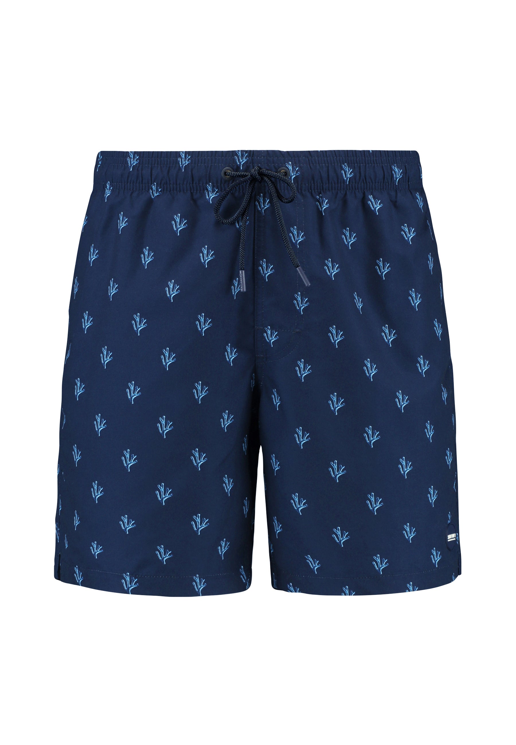 MIKE swim shorts sketched coral | blue navy - Shiwi