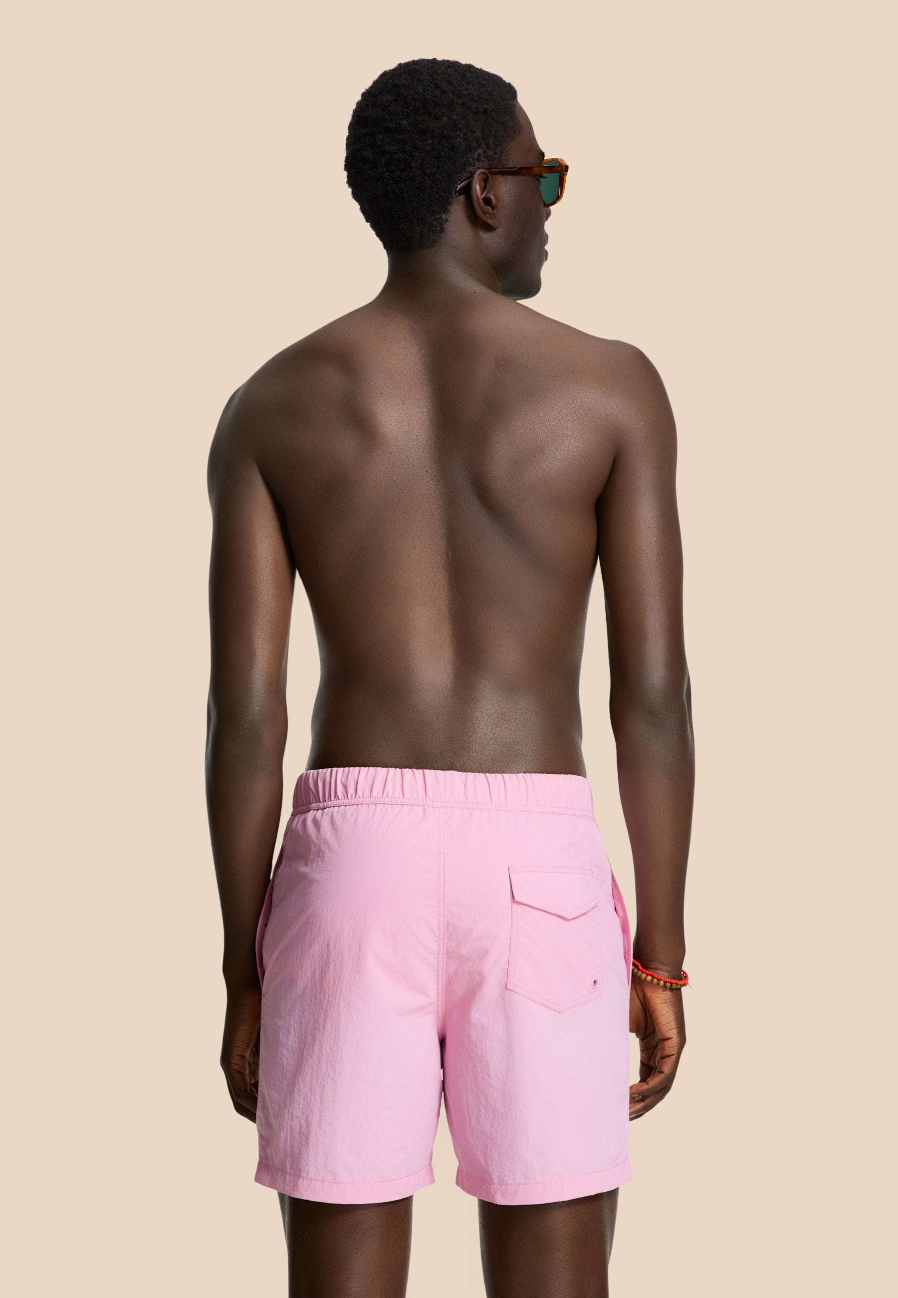 NICK QUICK DRY zwembroek effen | pink chalk