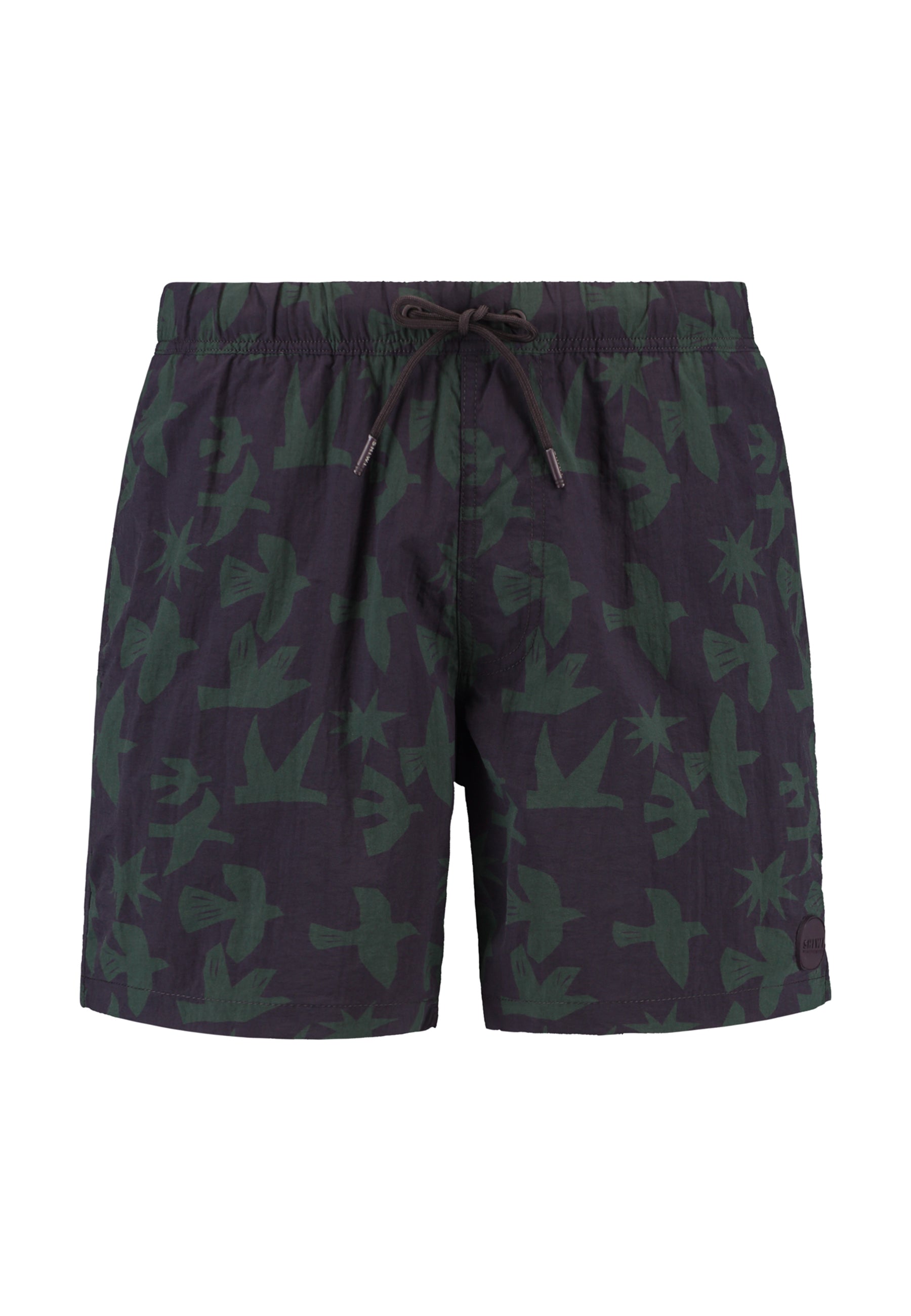 NICK QUICK DRY swim shorts birds | purple rock