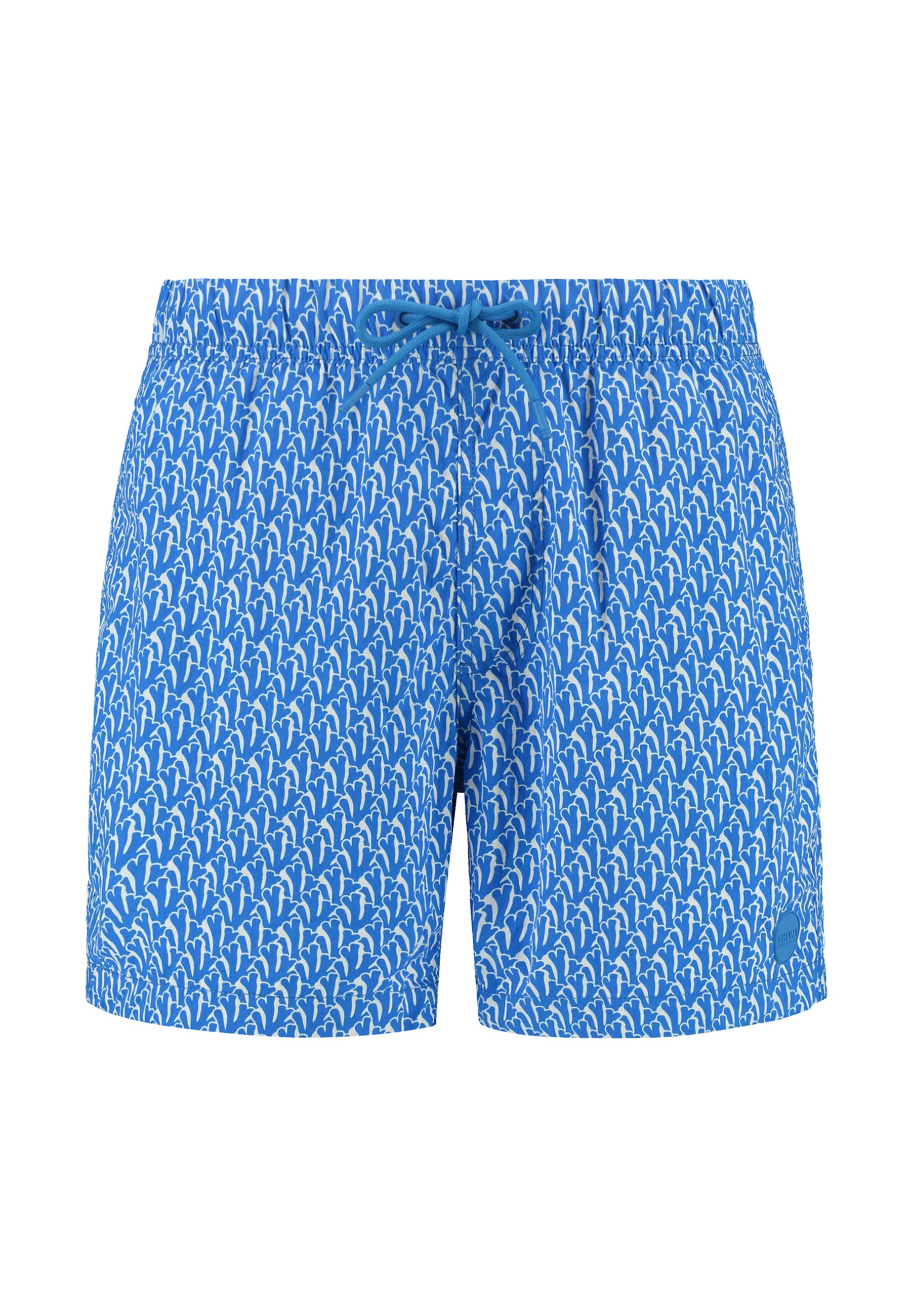 NICK QUICK DRY swim shorts wavy coral | blue azure