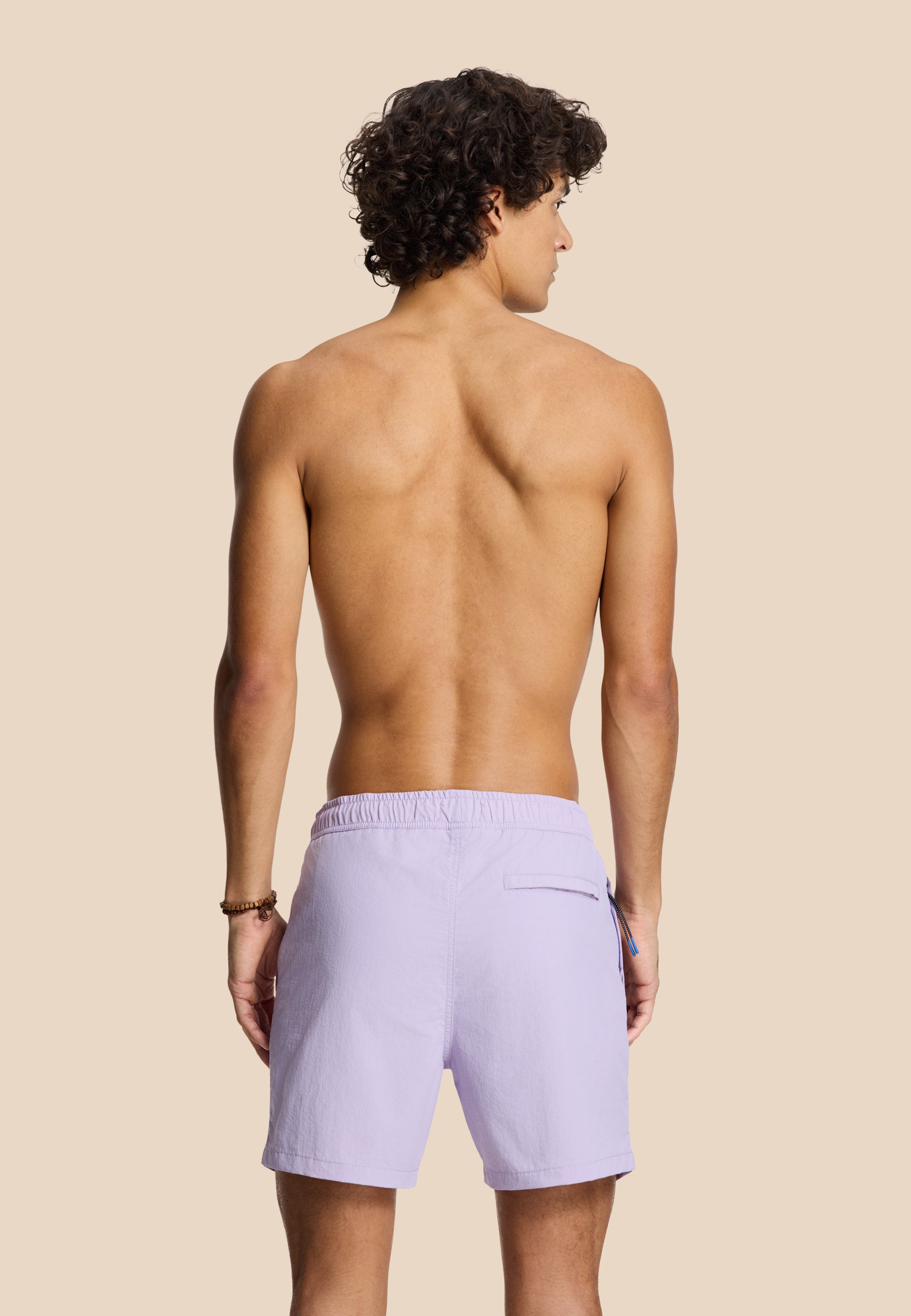 NATE QUICK DRY swim shorts solid | purple rose
