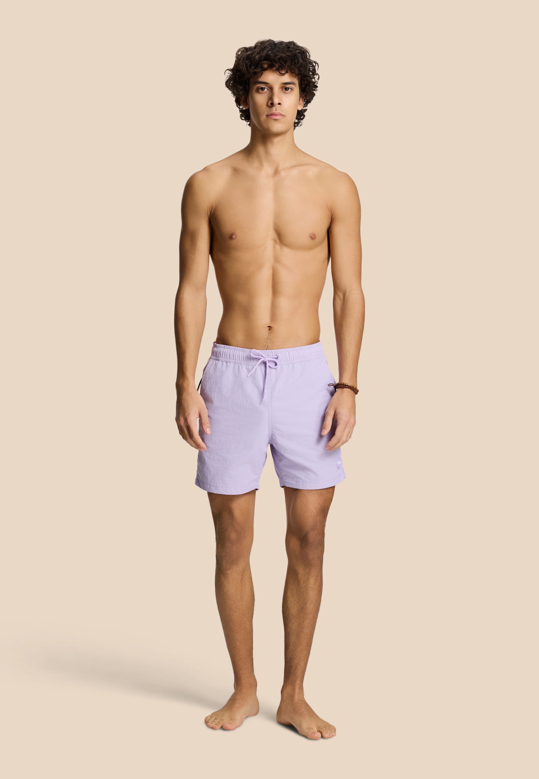NATE QUICK DRY swim shorts solid | purple rose