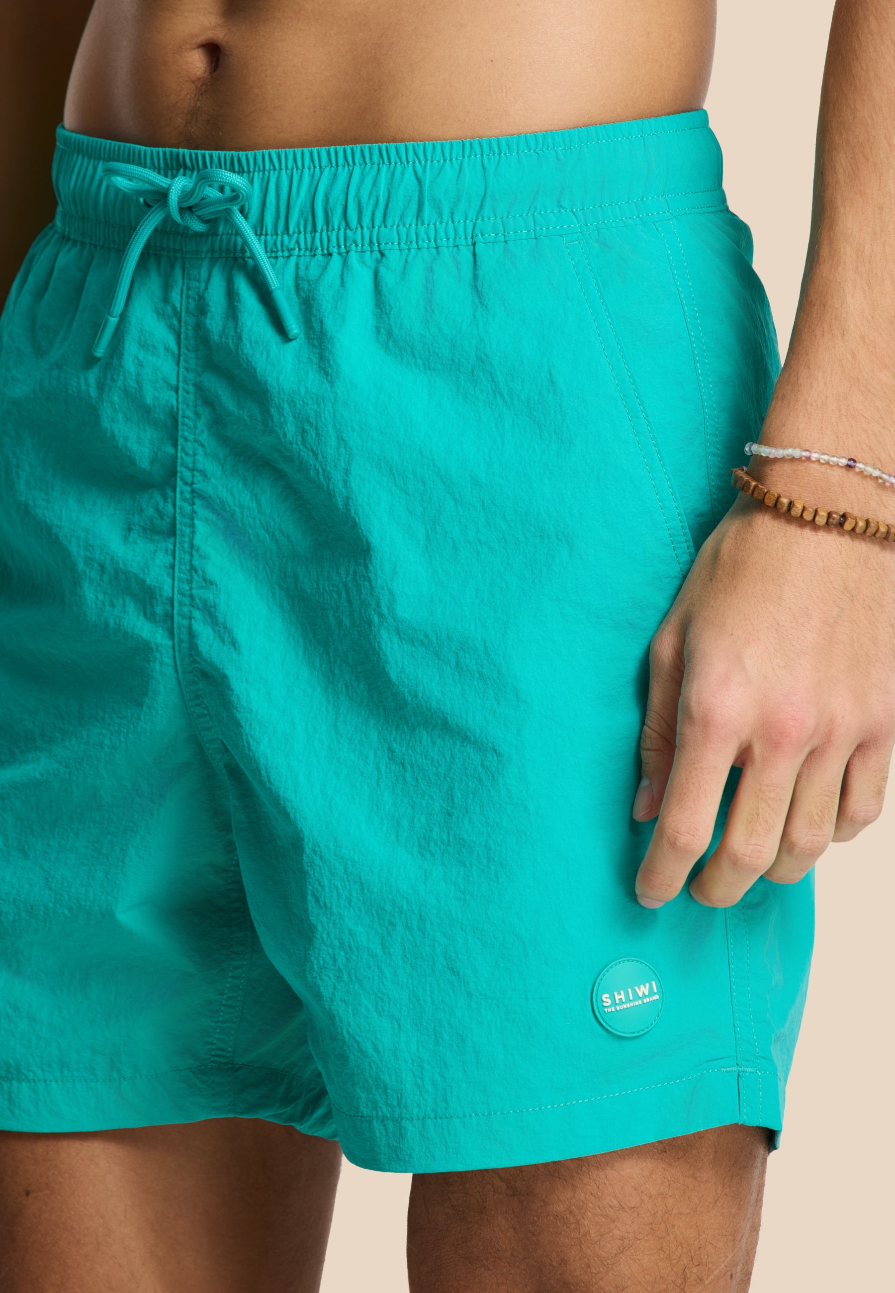 NATE QUICK DRY swim shorts solid | blue lagoon