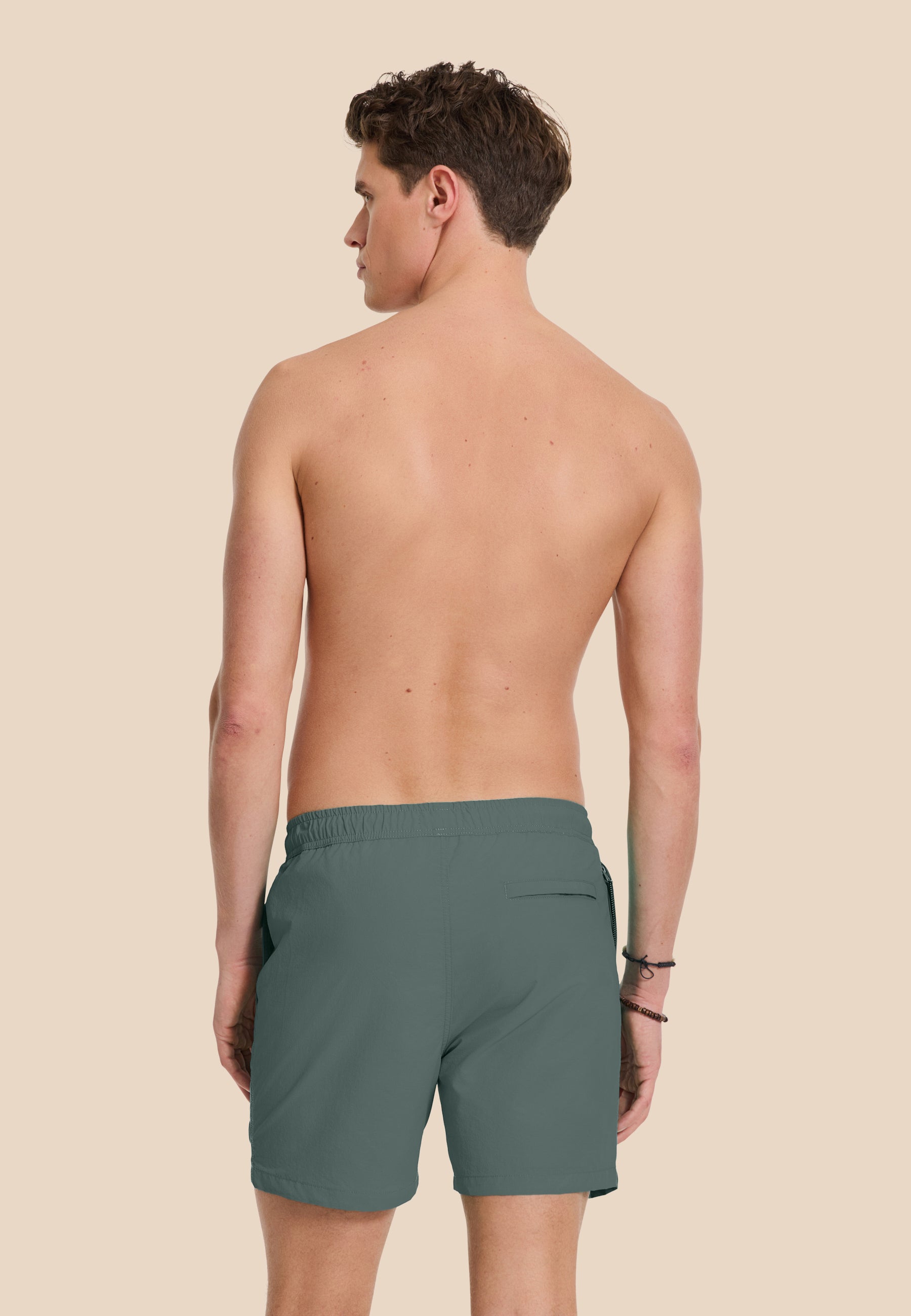 NATE QUICK DRY zwembroek | green smokey
