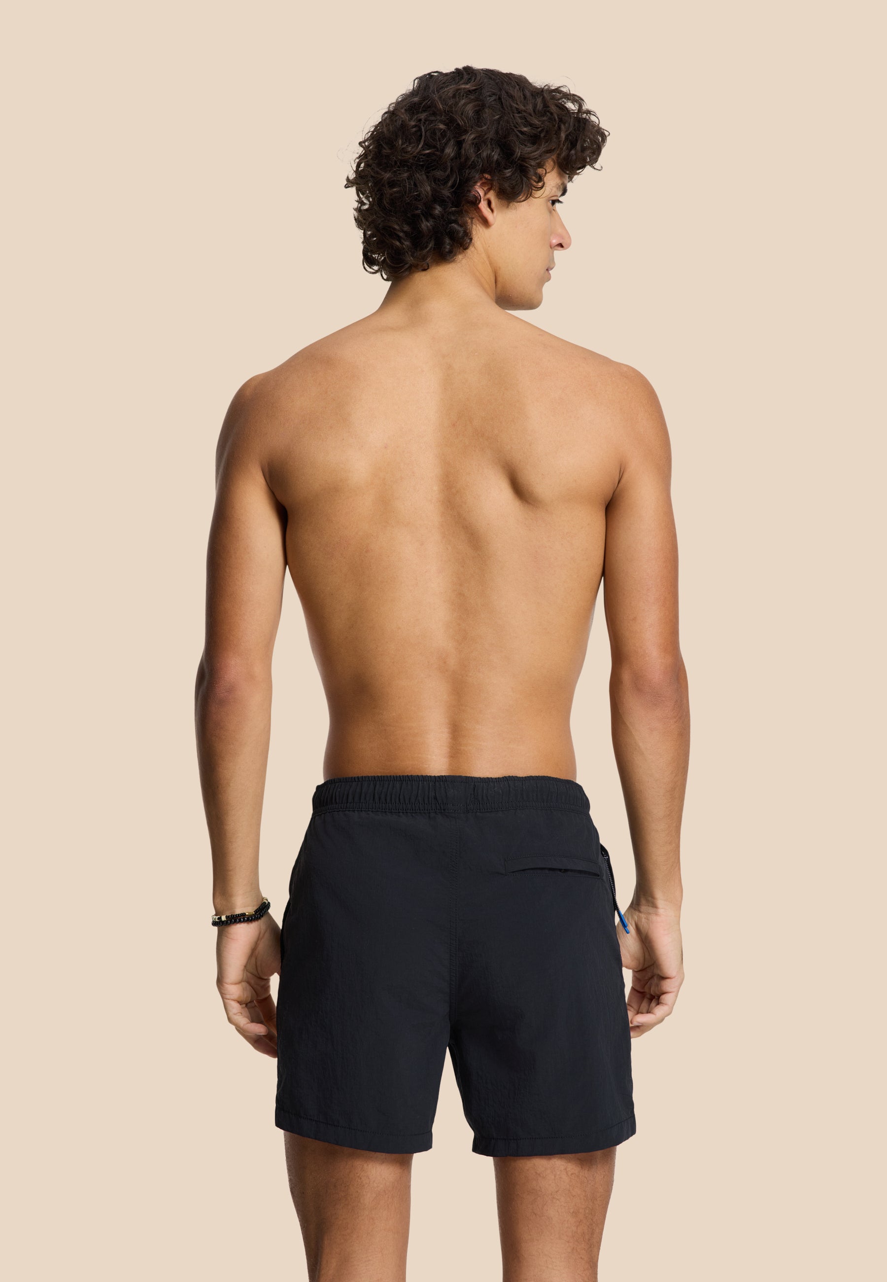 NATE QUICK DRY swim shorts solid | black
