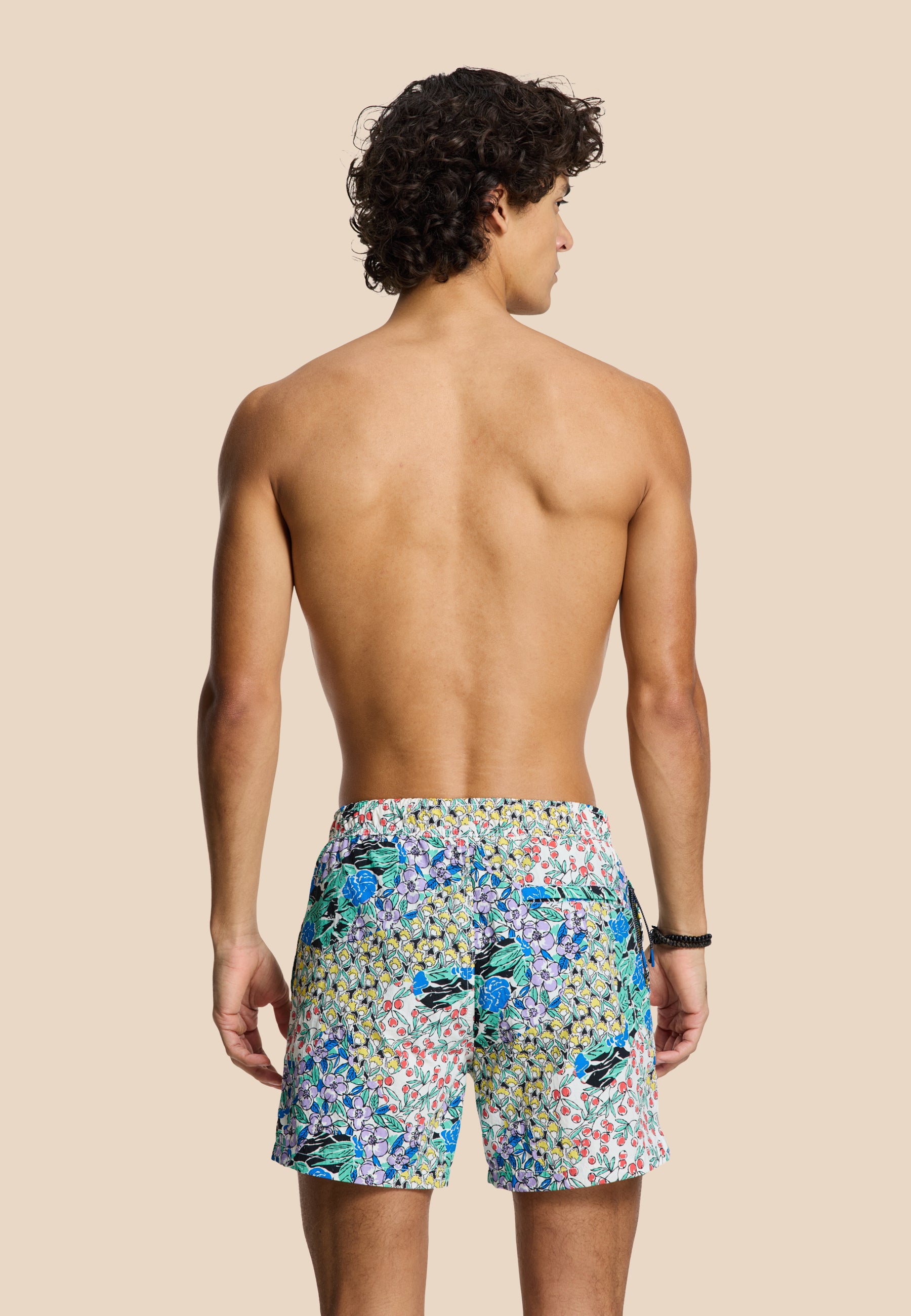 NATE QUICK DRY zwembroek artsy floral | multicolour