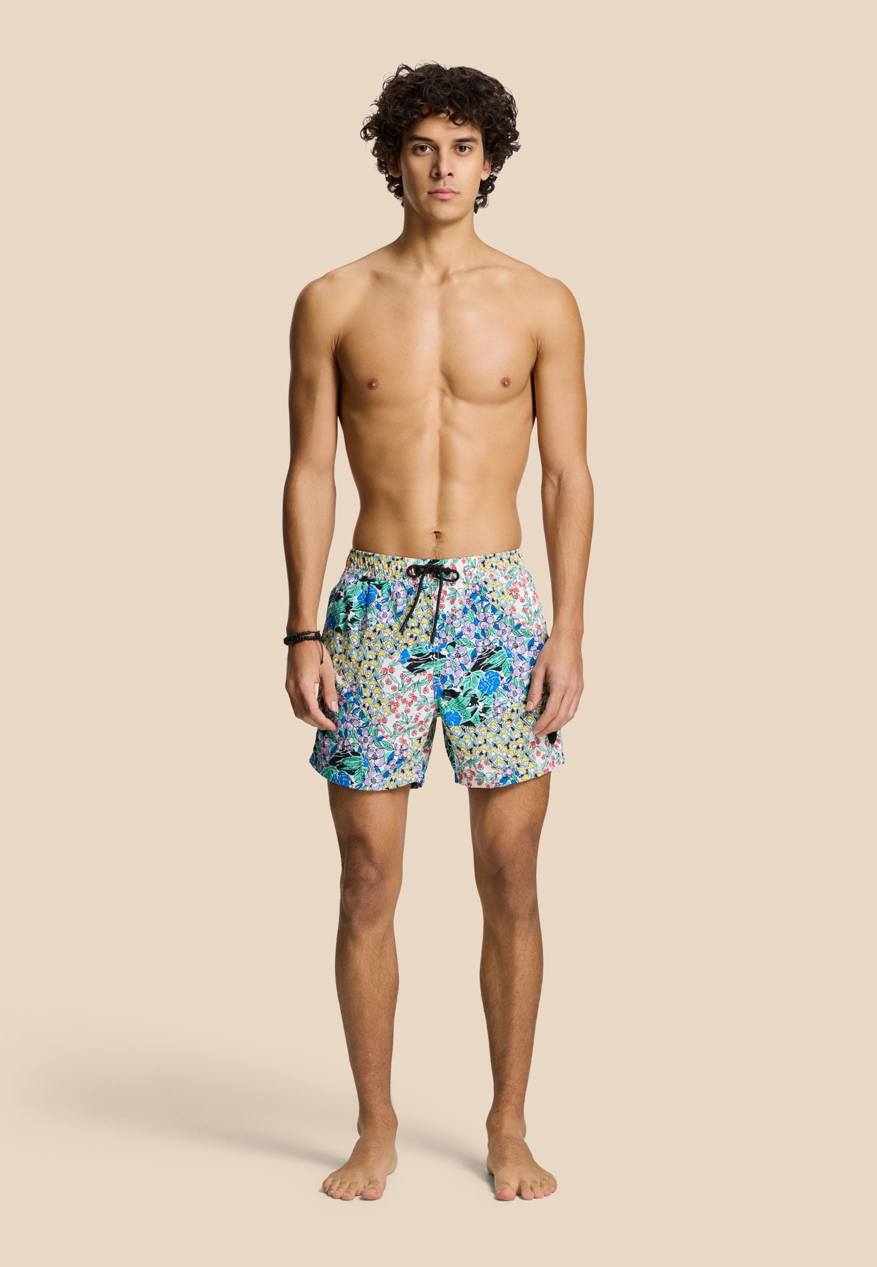NATE QUICK DRY zwembroek artsy floral | multicolour