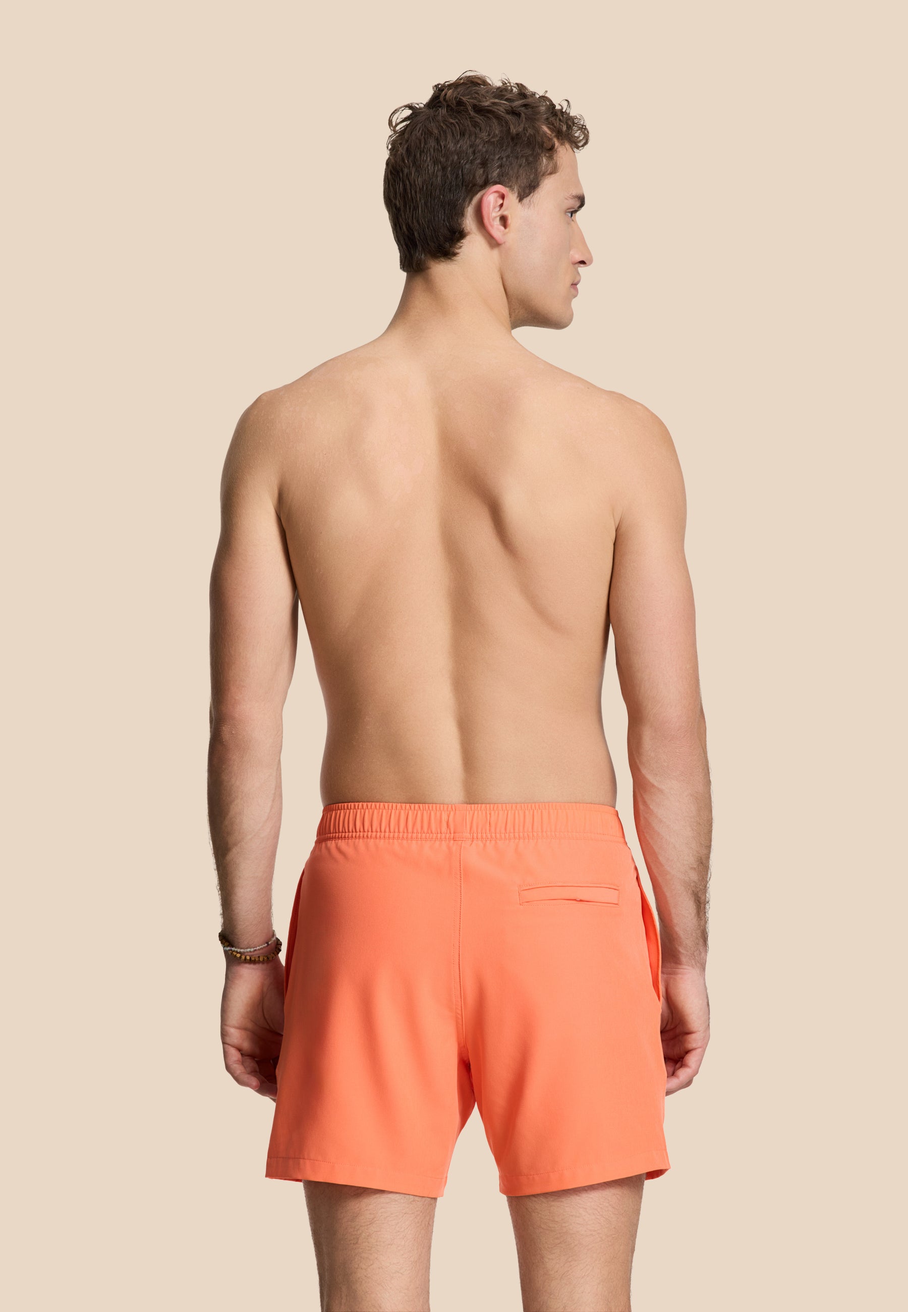 SCOTT STRETCH swim shorts solid | orange coral