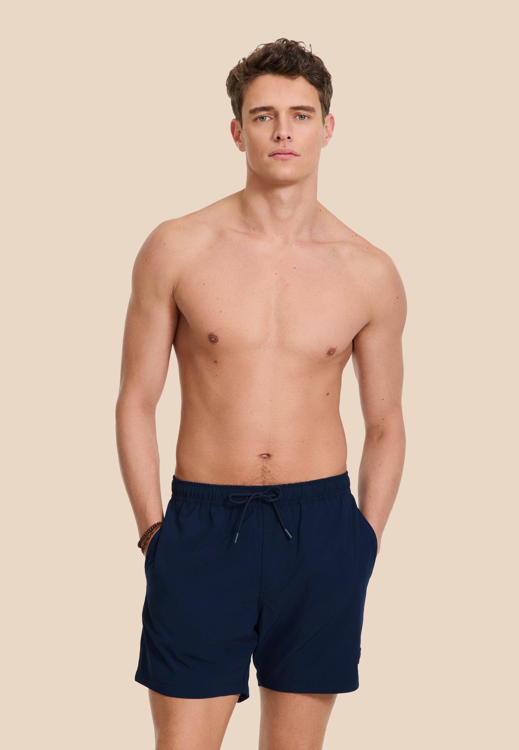 SCOTT STRETCH swim shorts solid | dark navy