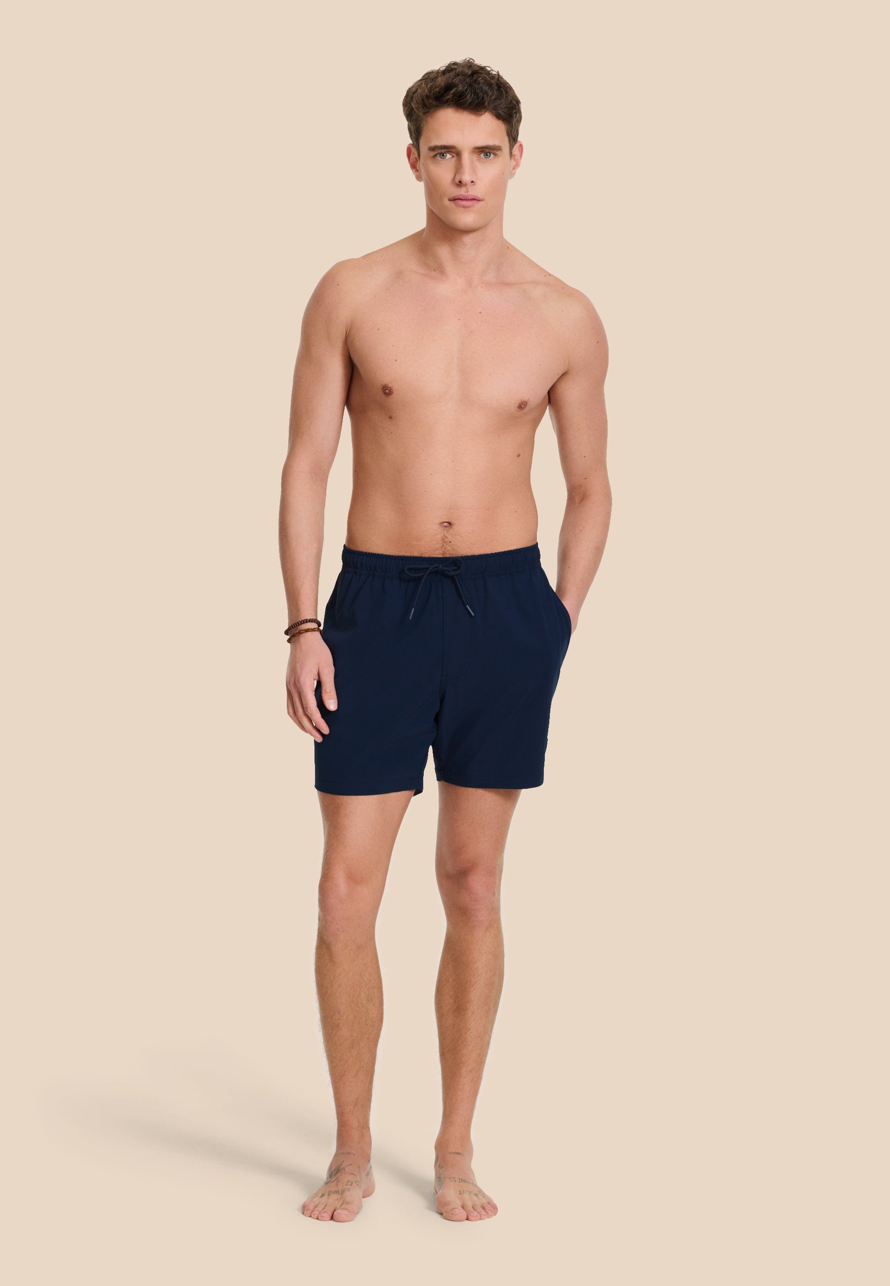 SCOTT STRETCH swim shorts solid | dark navy