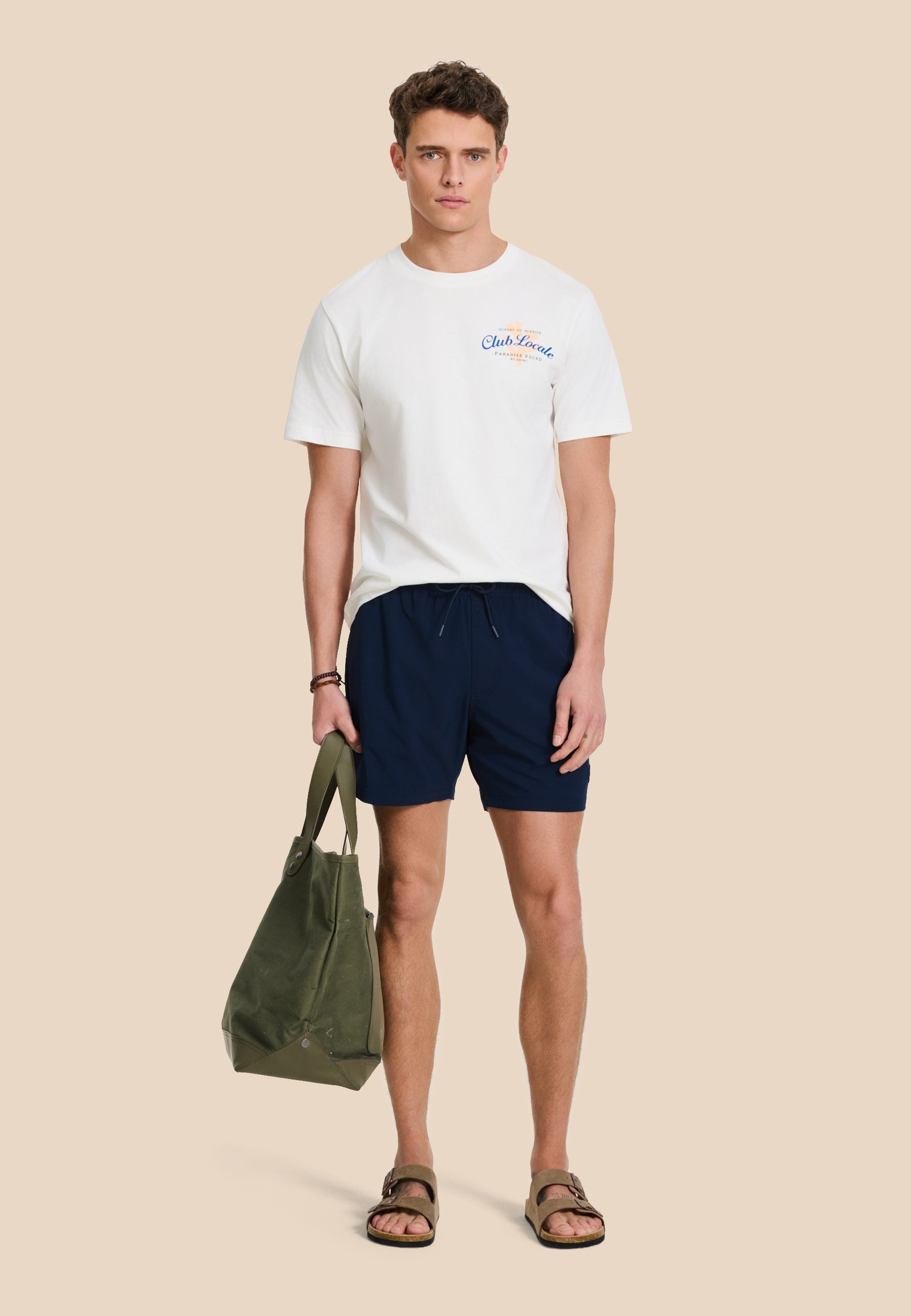 SCOTT STRETCH swim shorts solid | dark navy