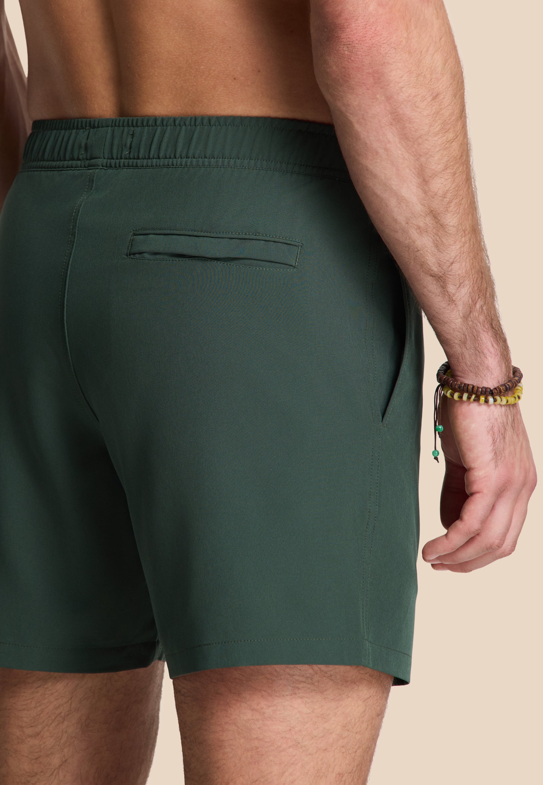 SCOTT STRETCH swim shorts solid | green leaf