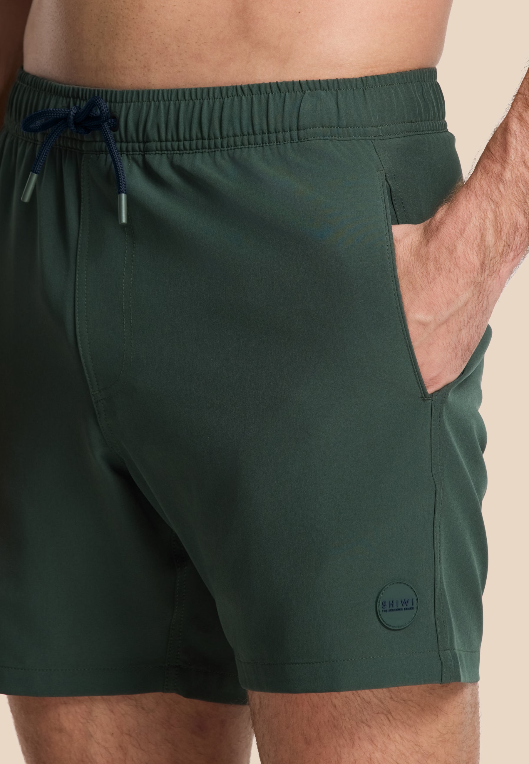 SCOTT STRETCH swim shorts solid | green leaf