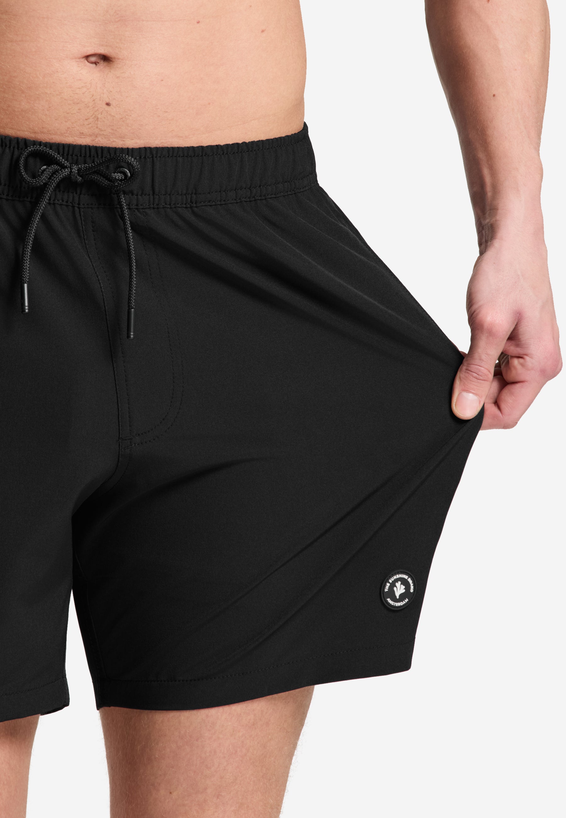 SCOTT STRETCH zwembroek effen | black