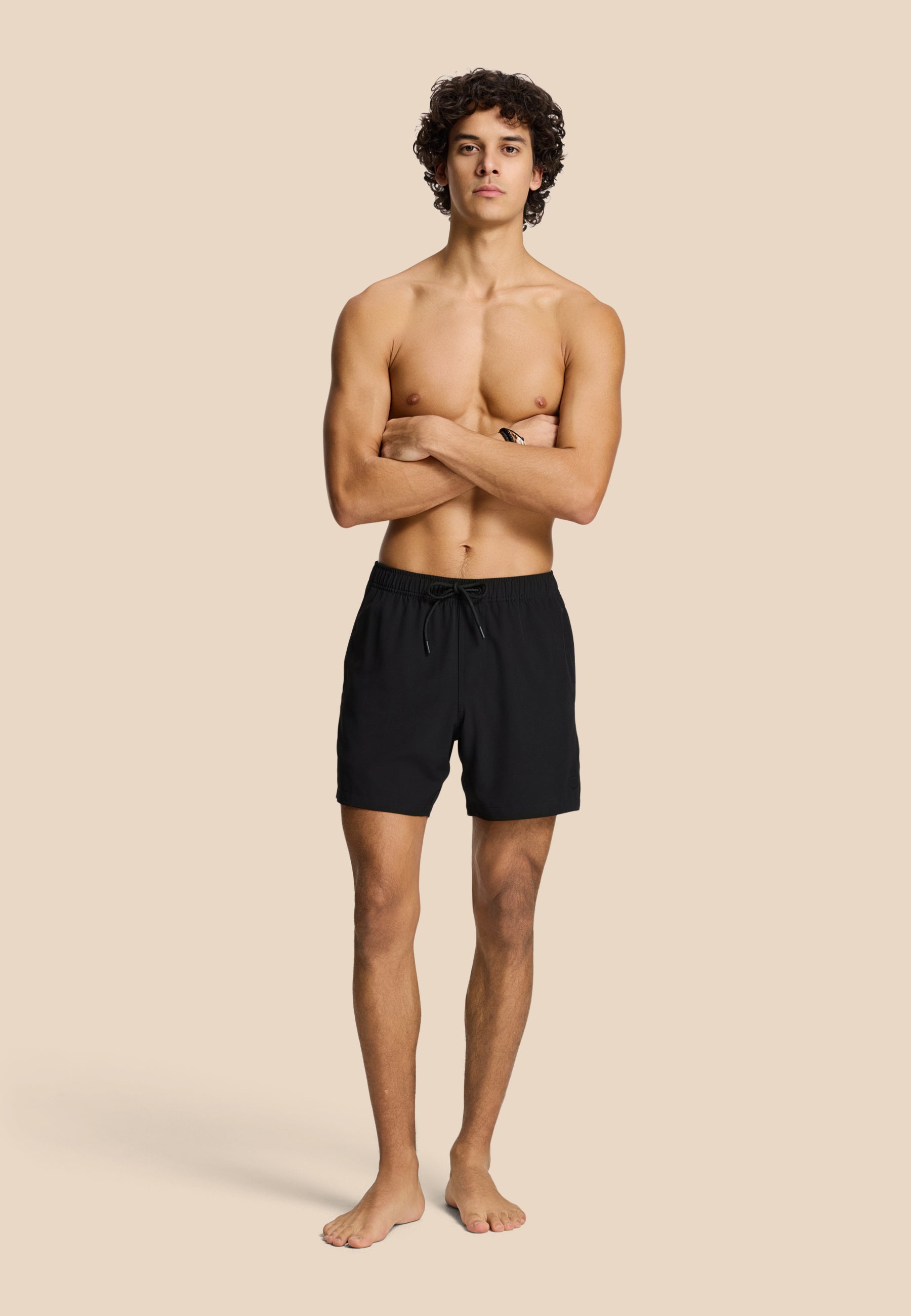 SCOTT STRETCH swim shorts solid | black - Shiwi