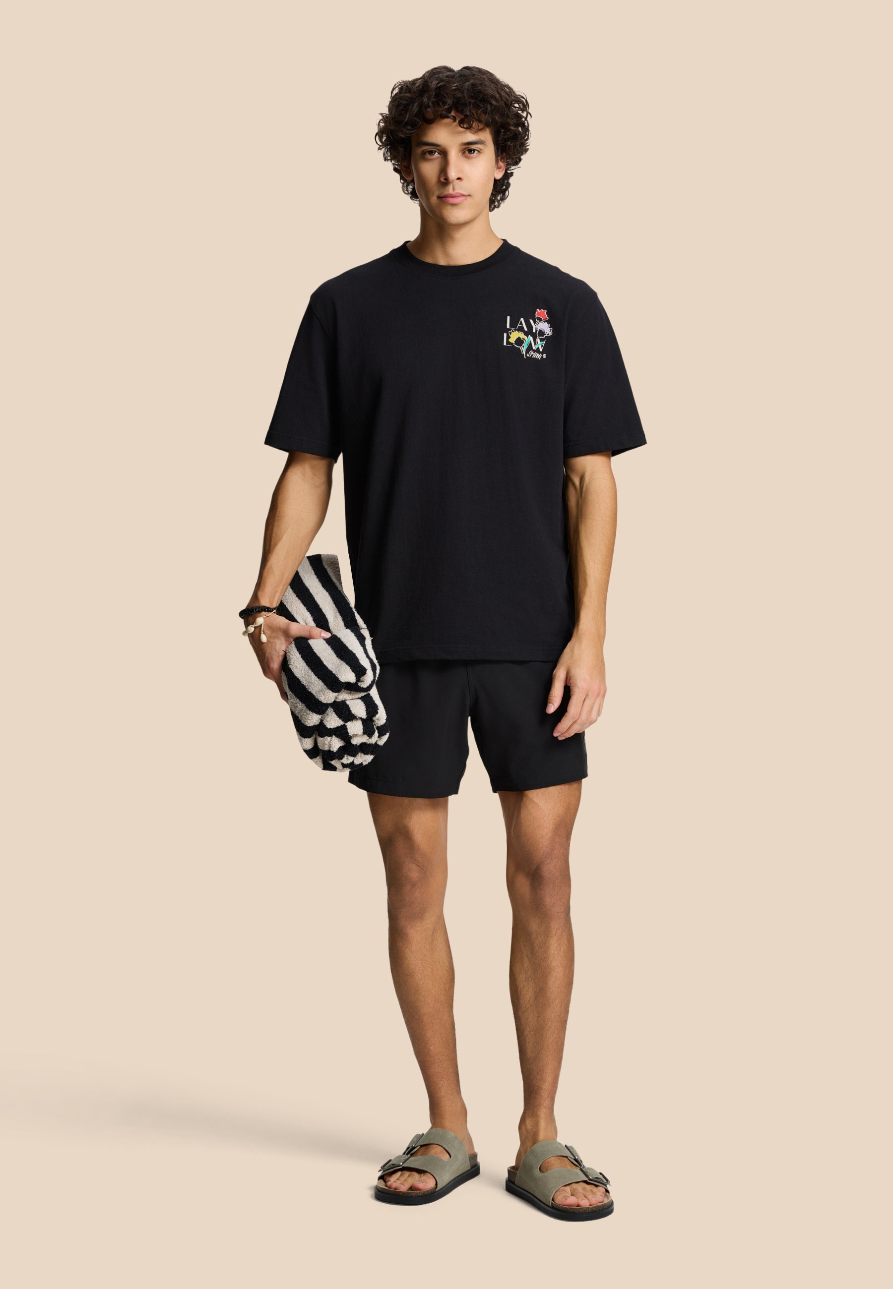 SCOTT STRETCH swim shorts solid | black