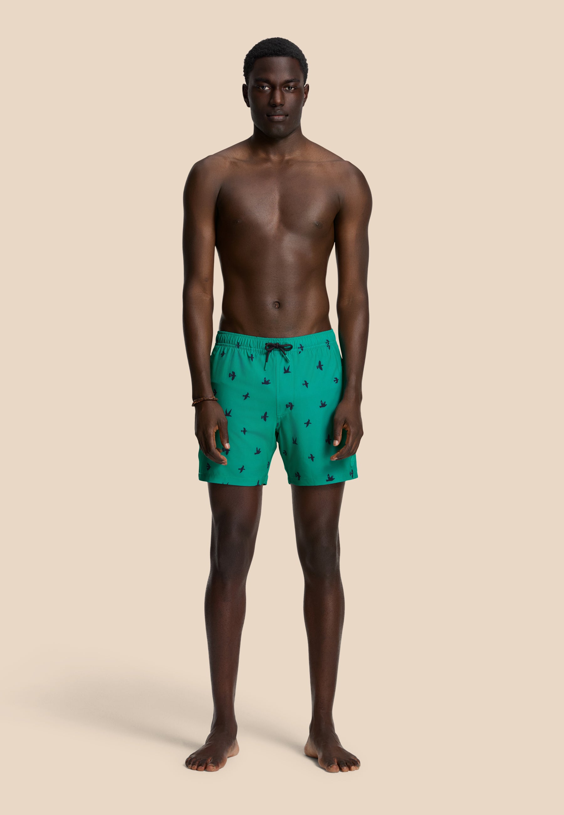 SCOTT STRETCH zwembroek mini birds | blue lagoon
