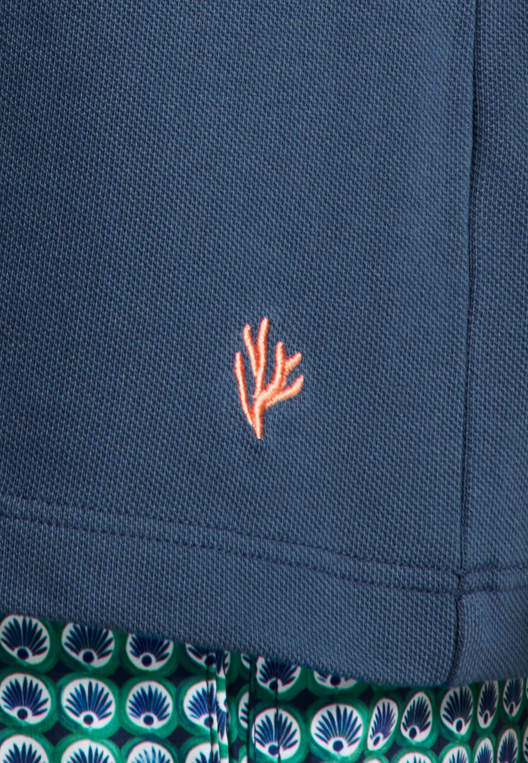 FINN relaxed fit pique t-shirt | blue slate - Shiwi