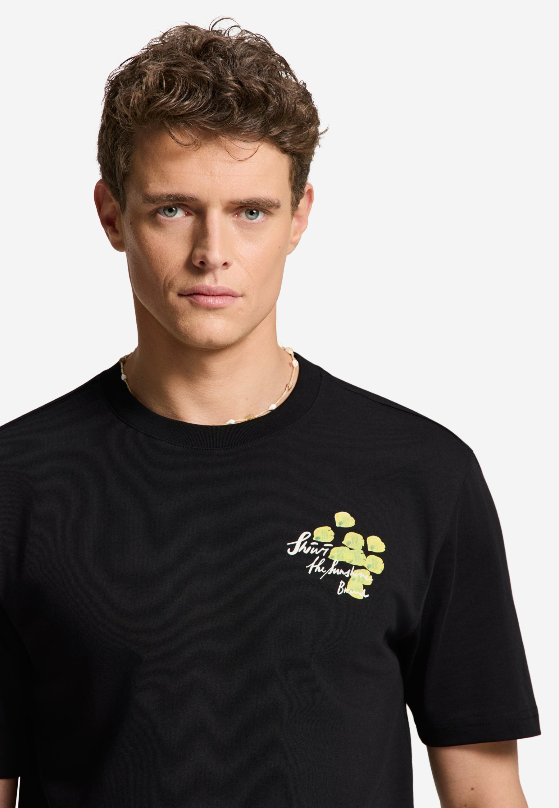 FINN relaxed fit low key paradise t-shirt | black - Shiwi