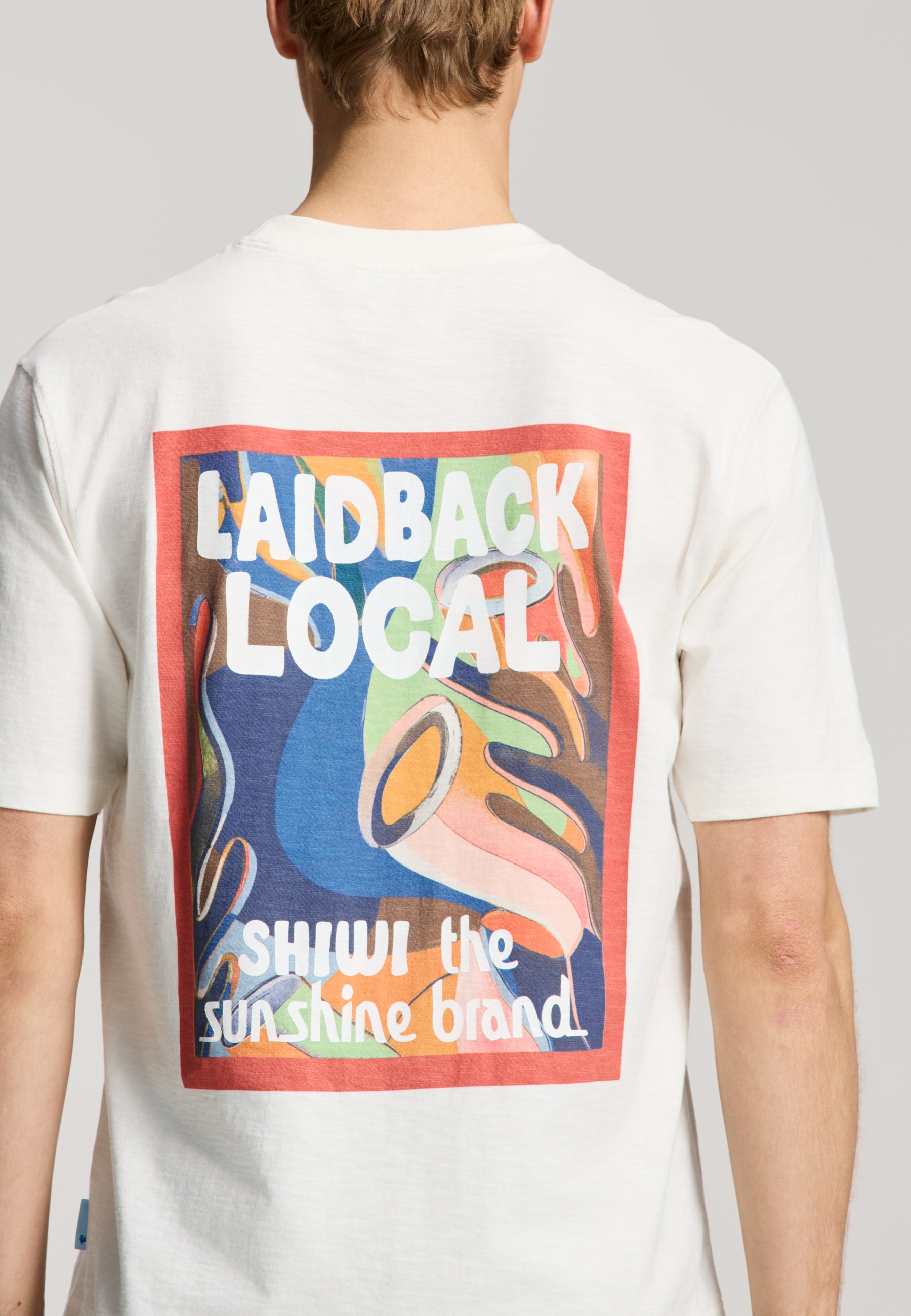 FINN relaxed fit laidback local t-shirt | white - Shiwi