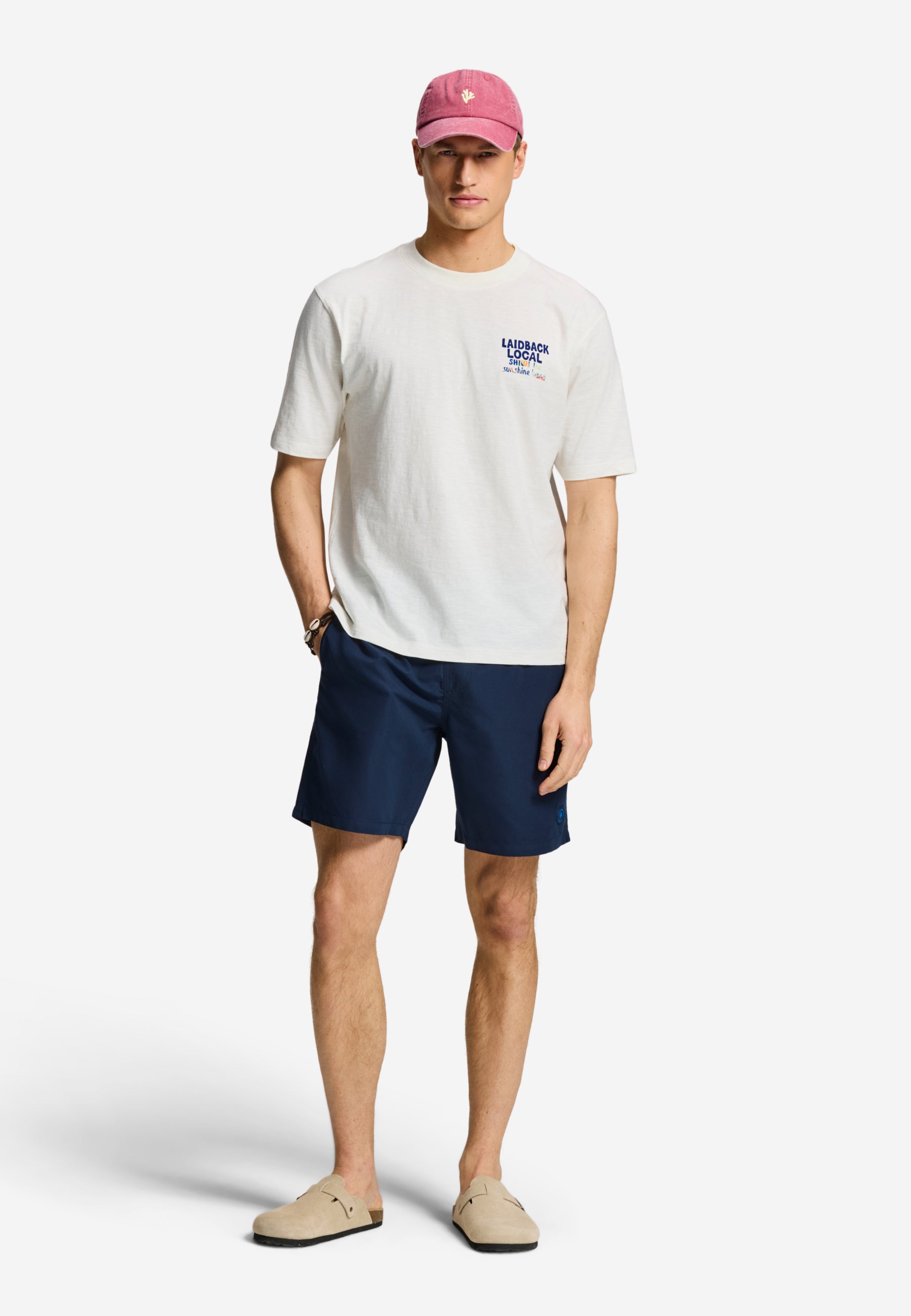 FINN relaxed fit laidback local t-shirt | white